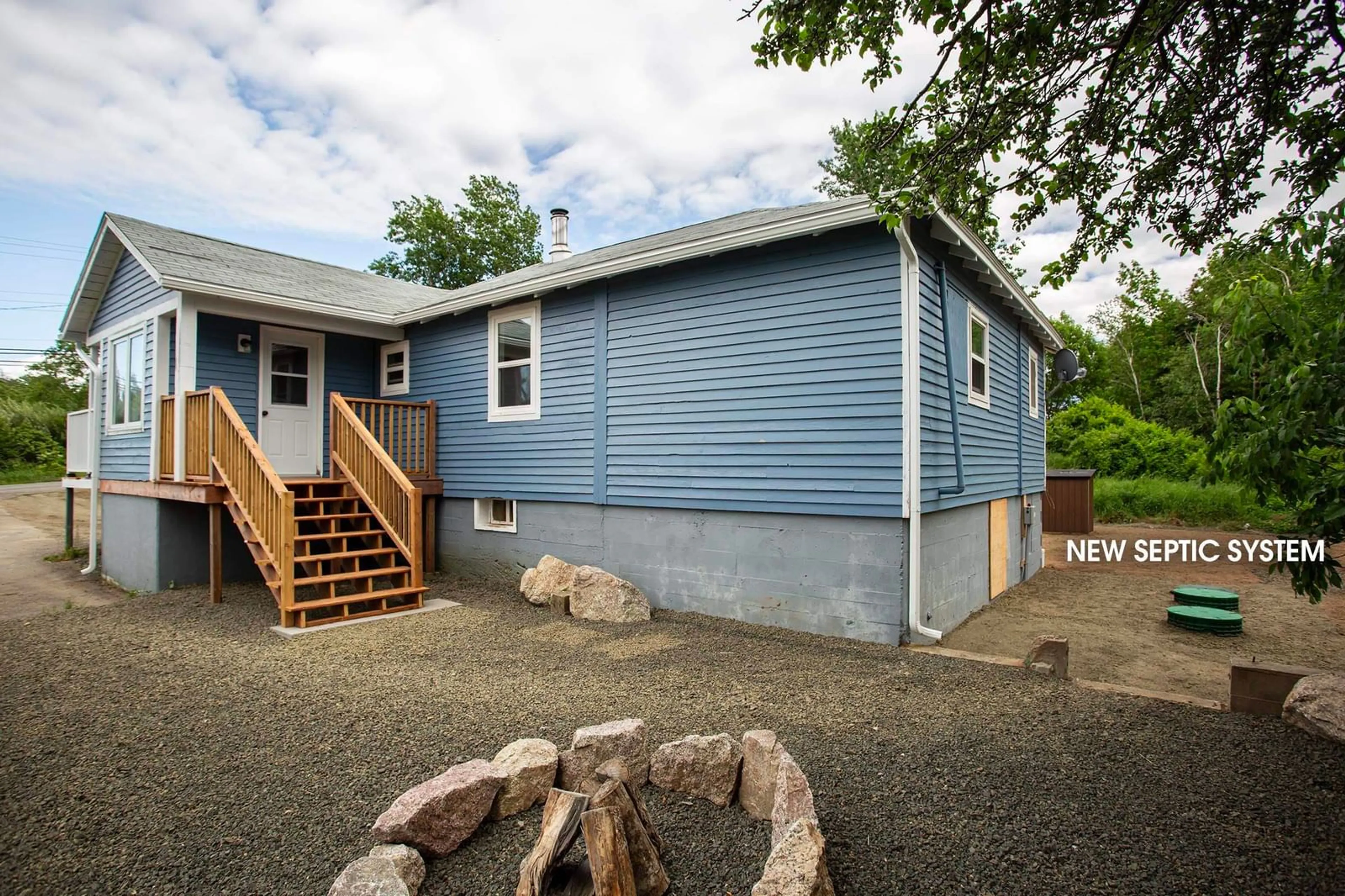 Home with vinyl exterior material, water/lake/river/ocean view for 1207 Parker Mountain Rd, Parkers Cove Nova Scotia B0S 1A0