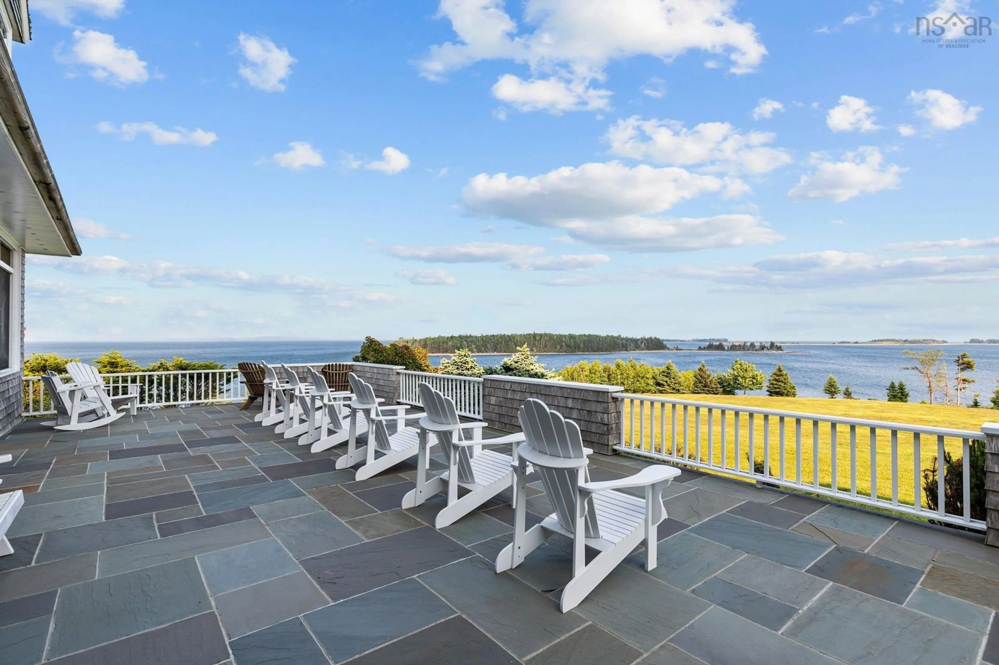 Patio, water/lake/river/ocean view for Kaulback Island, Indian Point Nova Scotia B0J 2E0