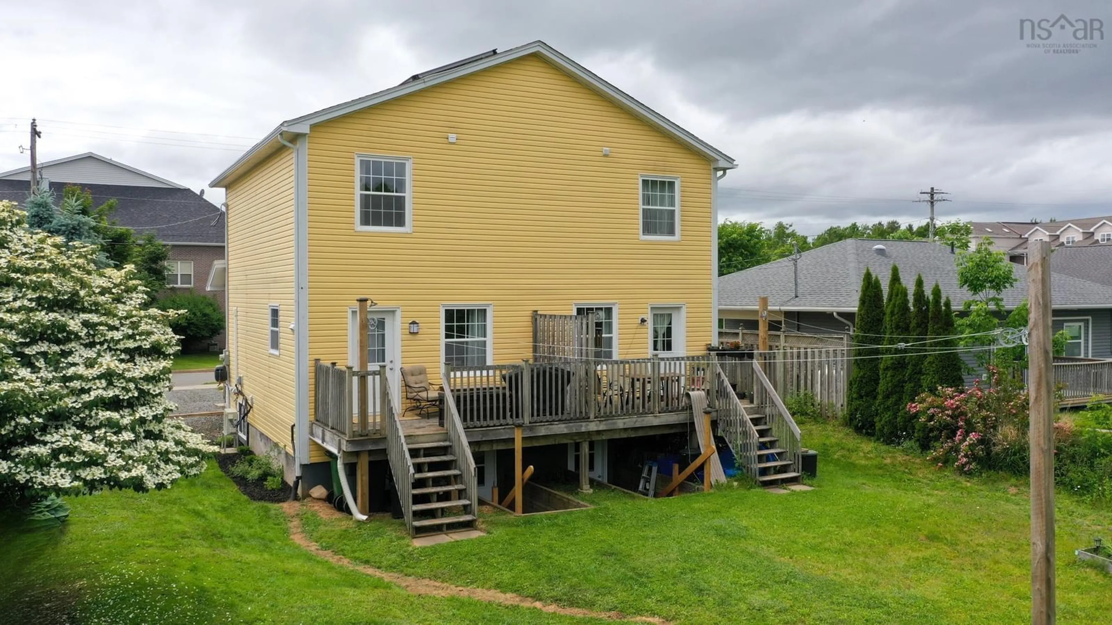 Patio, building for 42 Chamber Close, Wolfville Nova Scotia B4P 0A6