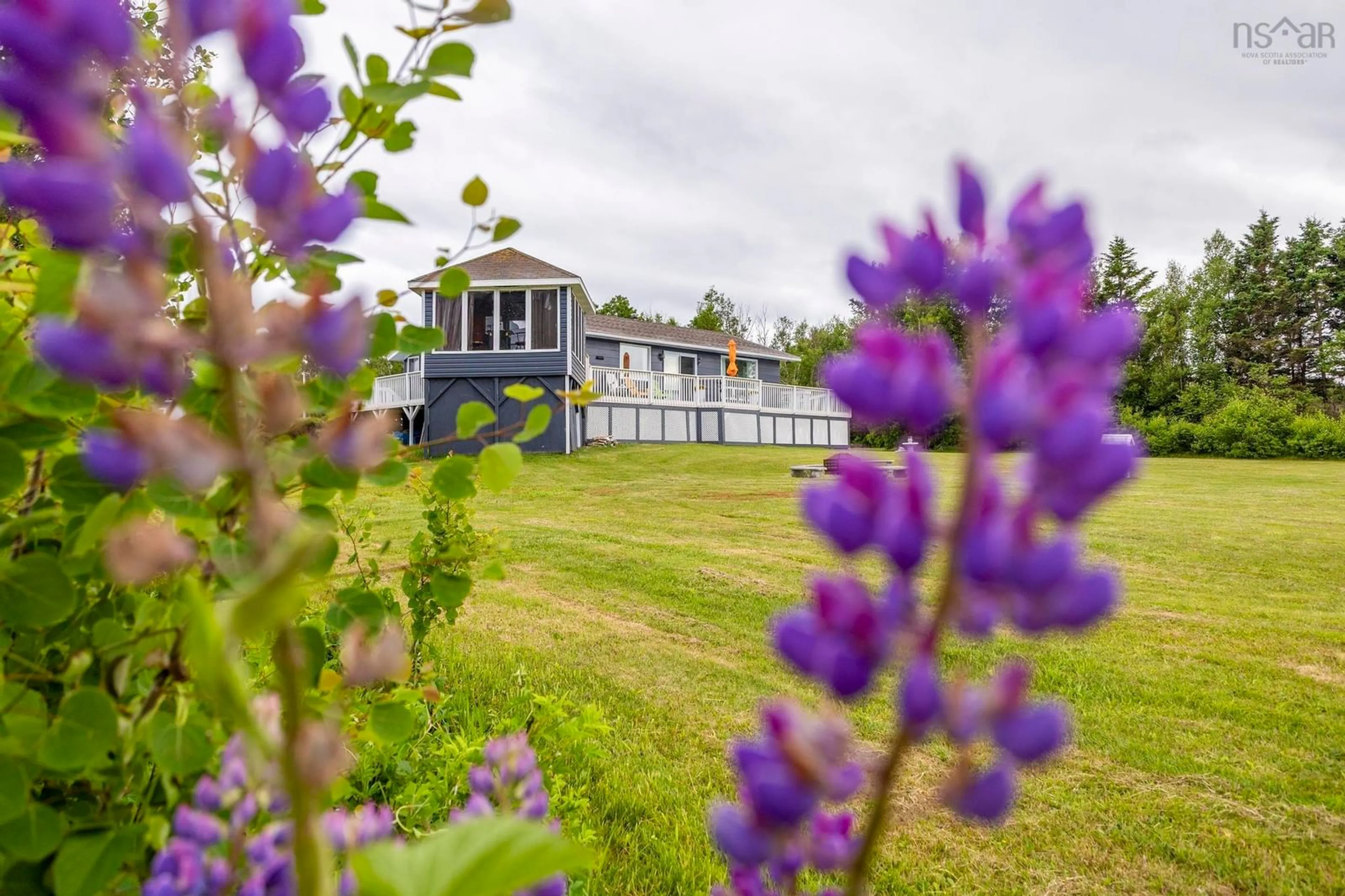 A pic from outside/outdoor area/front of a property/back of a property/a pic from drone, unknown for 7 Davies Road Branch, Malagash Mine Nova Scotia B0K 1E0
