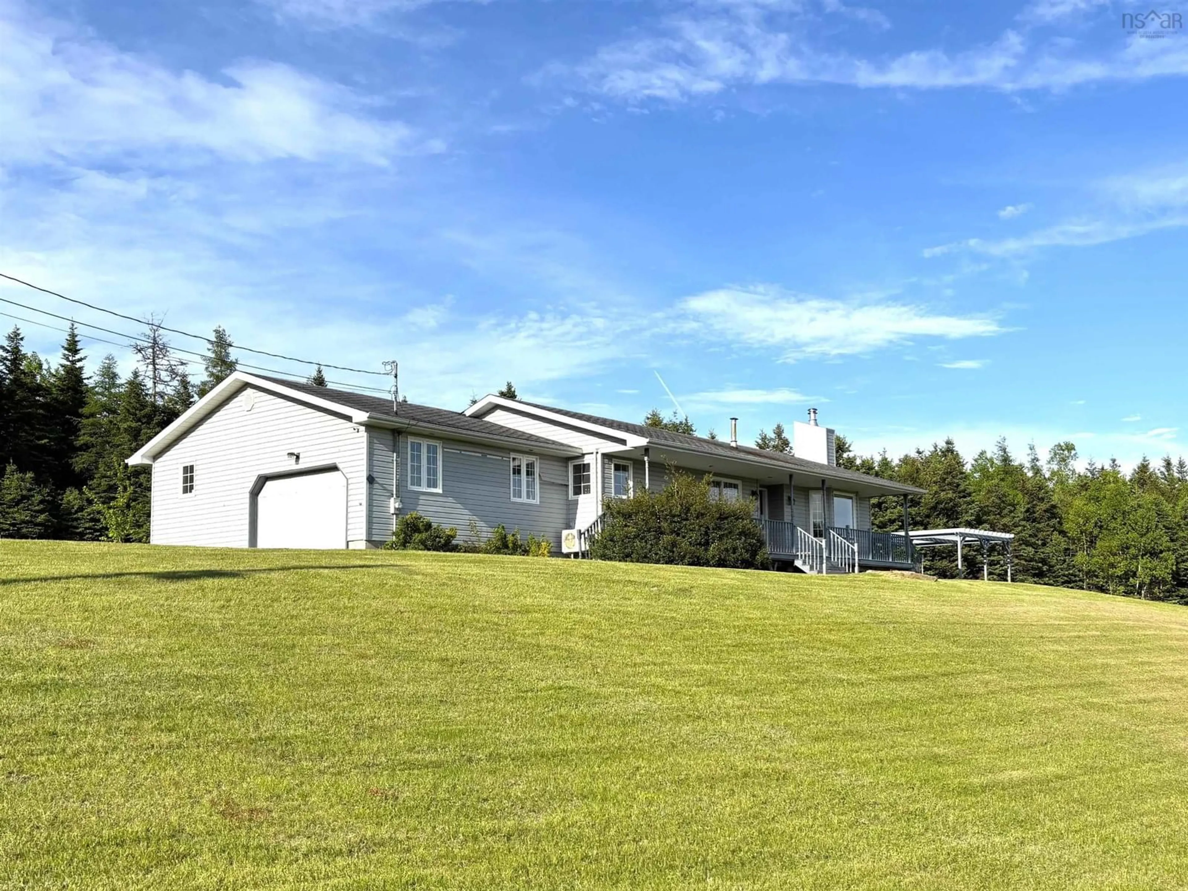 A pic from outside/outdoor area/front of a property/back of a property/a pic from drone, building for 40 Brady Dr, Groves Point Nova Scotia B1Y 2W6