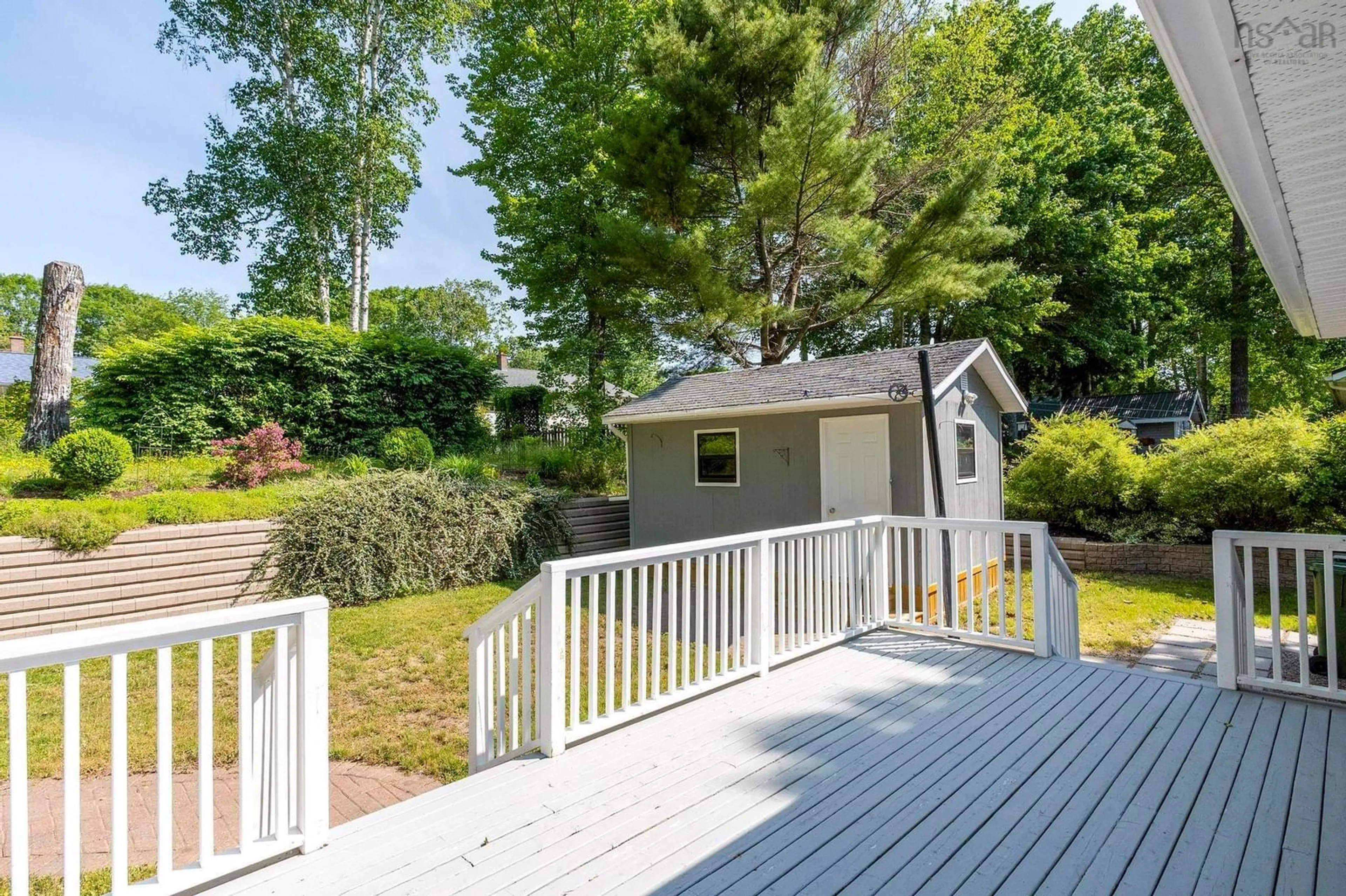 Patio, water/lake/river/ocean view for 869 Fales River Drive, Greenwood Nova Scotia B0P 1N0