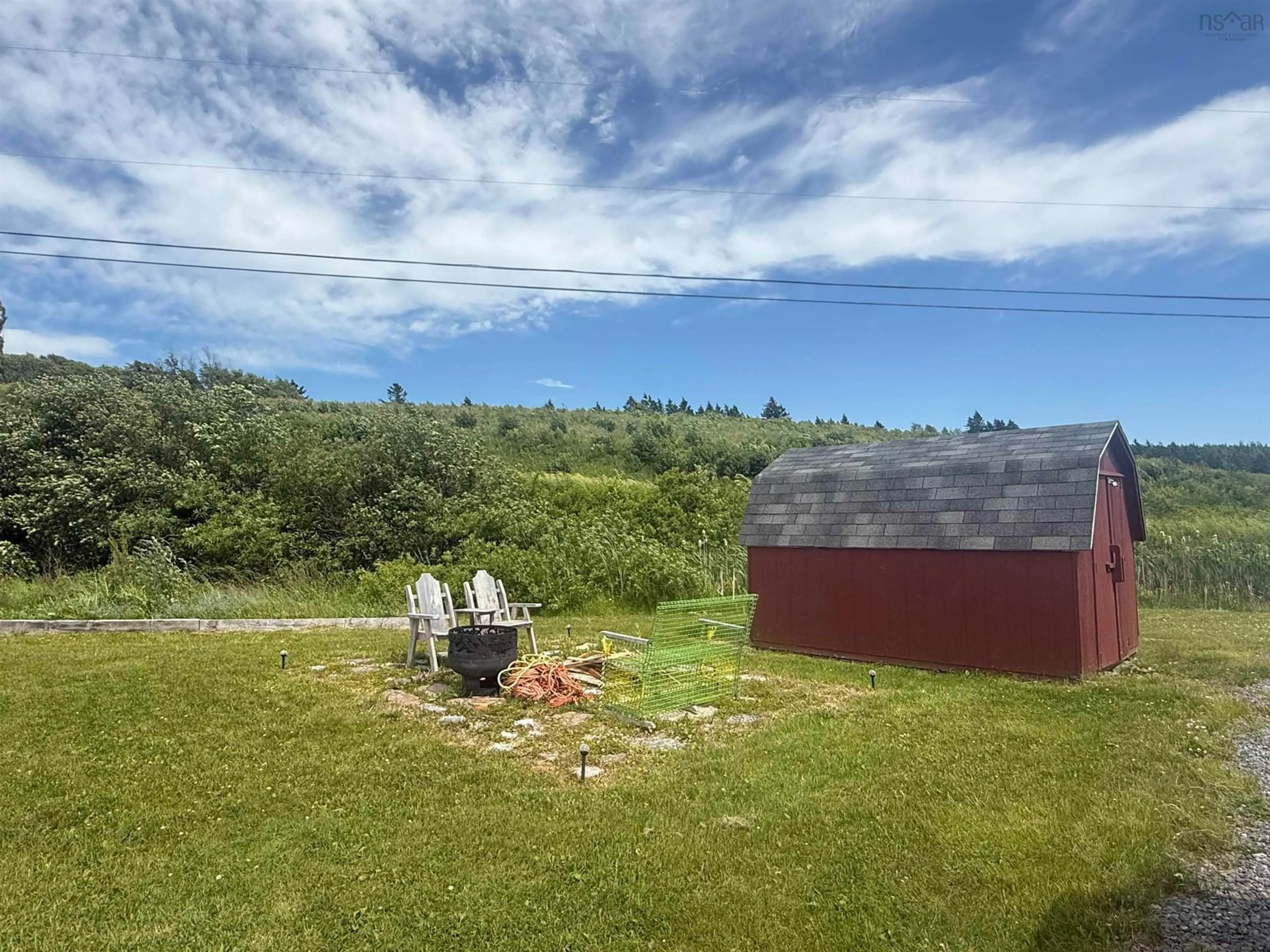 A pic from outside/outdoor area/front of a property/back of a property/a pic from drone, mountain view for 14 Hallows Way, Williams Point Nova Scotia B2G 0B4