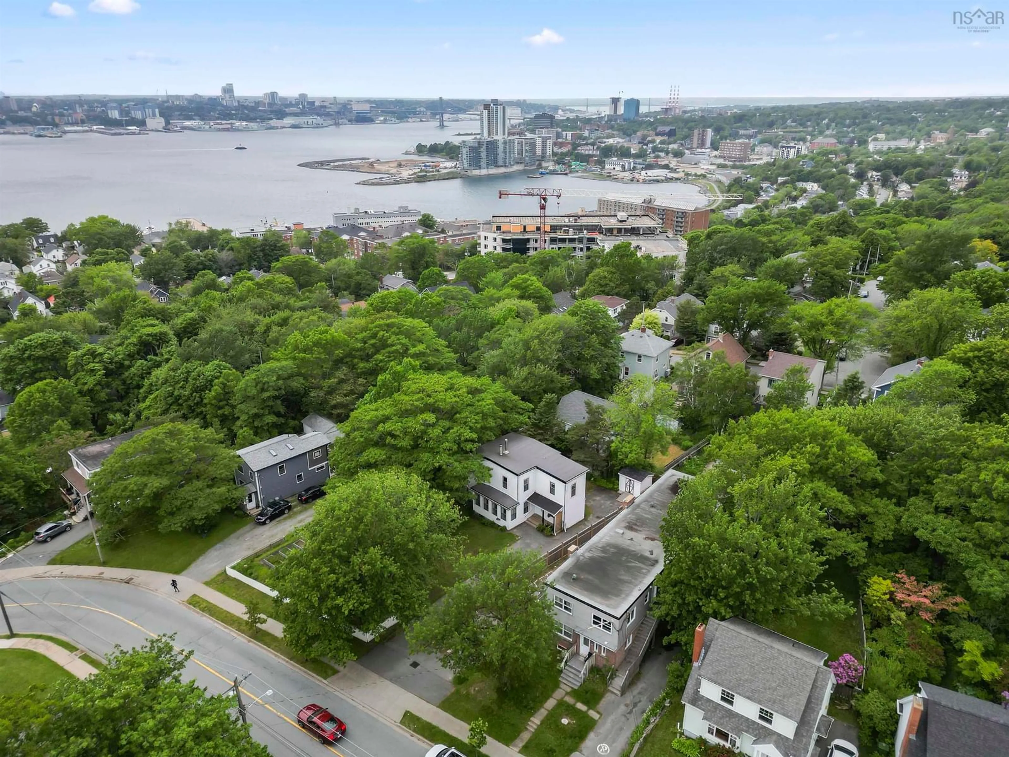 A pic from outside/outdoor area/front of a property/back of a property/a pic from drone, city buildings view from balcony for 226 Prince Arthur Ave, Dartmouth Nova Scotia B2Y 2K3