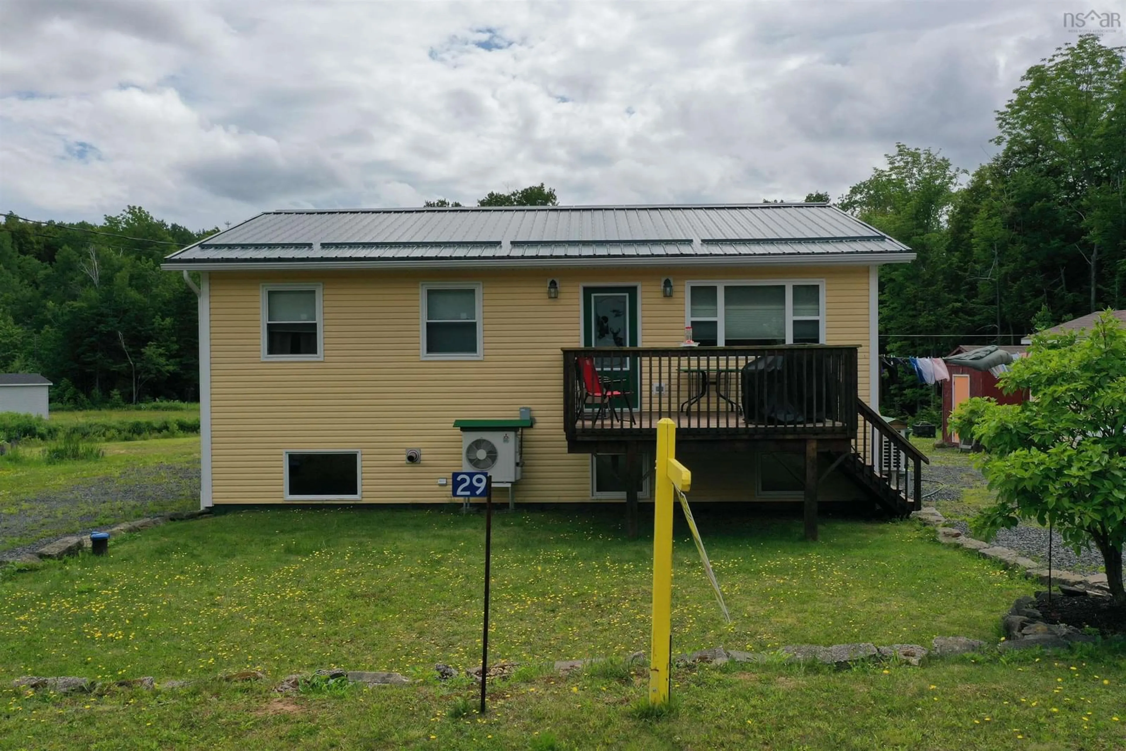 Home with vinyl exterior material, building for 29 Narrows Rd, Frasers Mountain Nova Scotia B2H 5C4