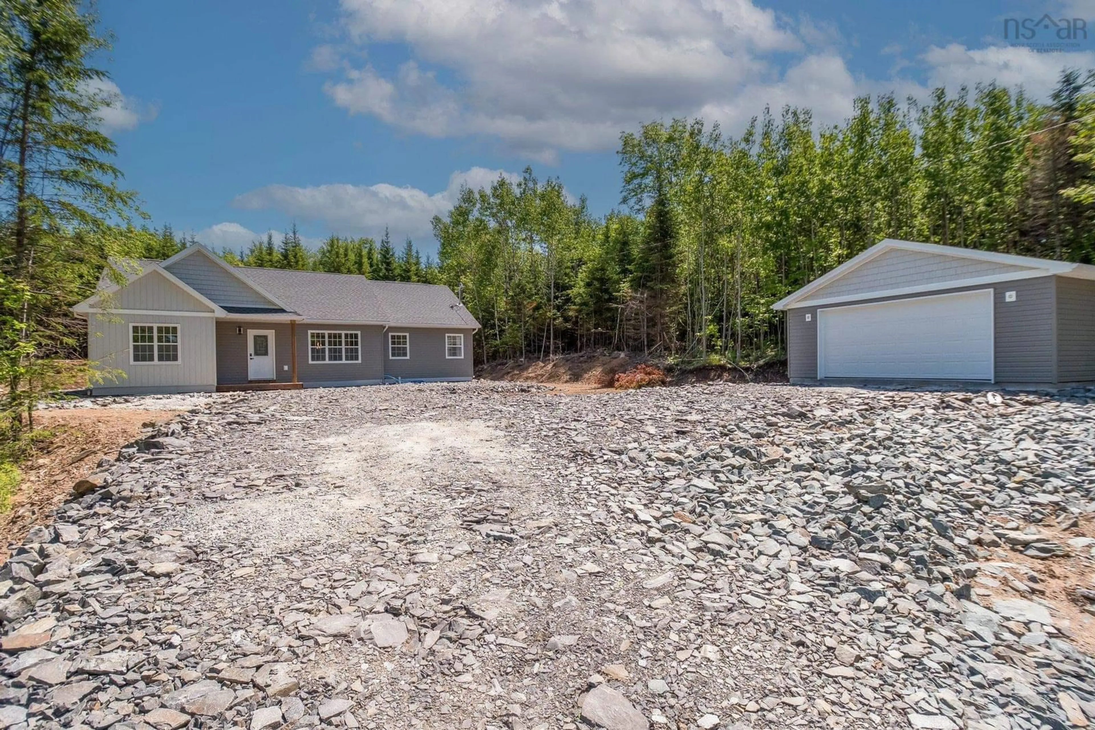 A pic from outside/outdoor area/front of a property/back of a property/a pic from drone, street for 420 Lays Lake Rd, Meaghers Grant Nova Scotia B0N 1V0