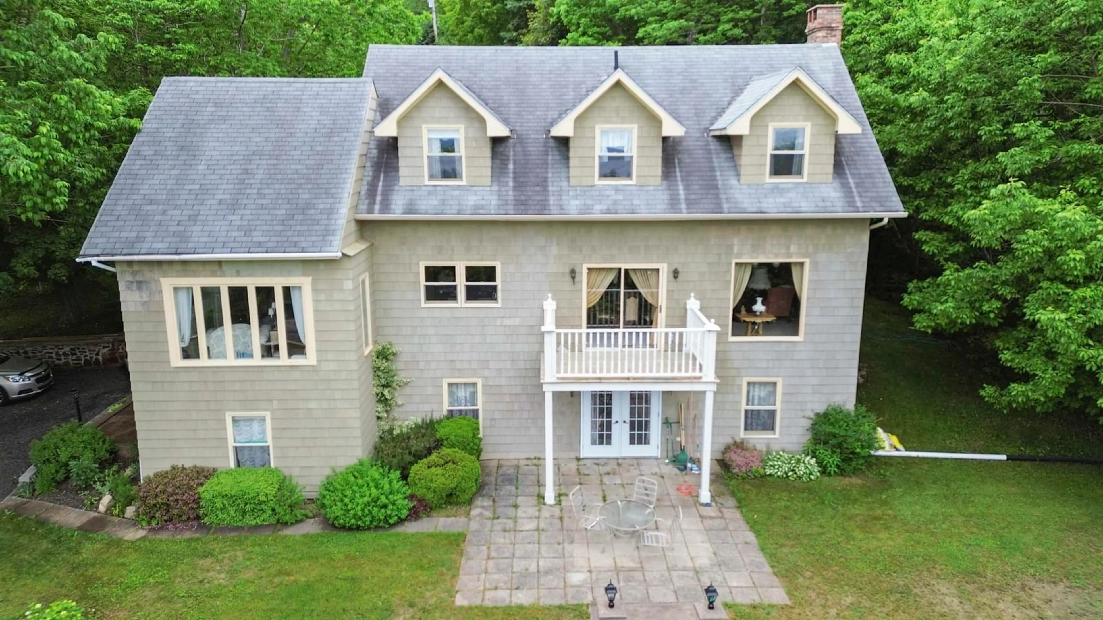 A pic from outside/outdoor area/front of a property/back of a property/a pic from drone, building for 24 Annavista Hts, Bay View Nova Scotia B0V 1A0
