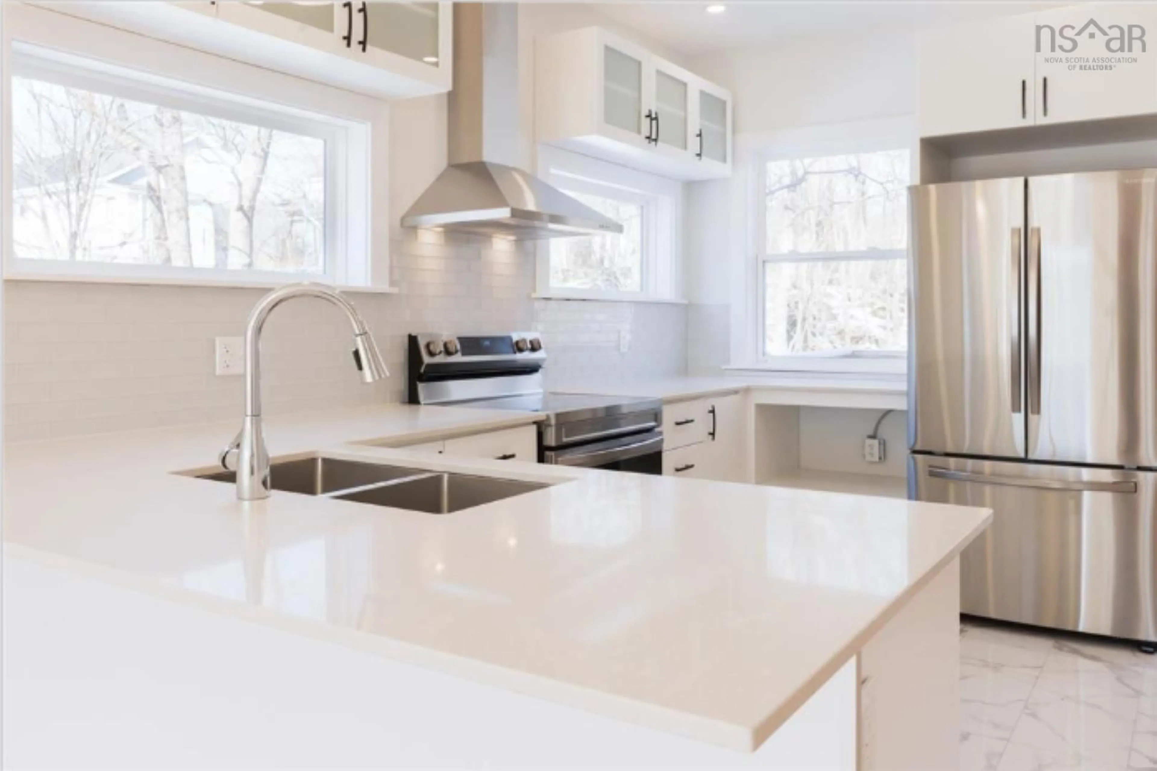 Open concept kitchen, ceramic/tile floor for 8 Williams Lake Rd, Halifax Nova Scotia B3P 1S5