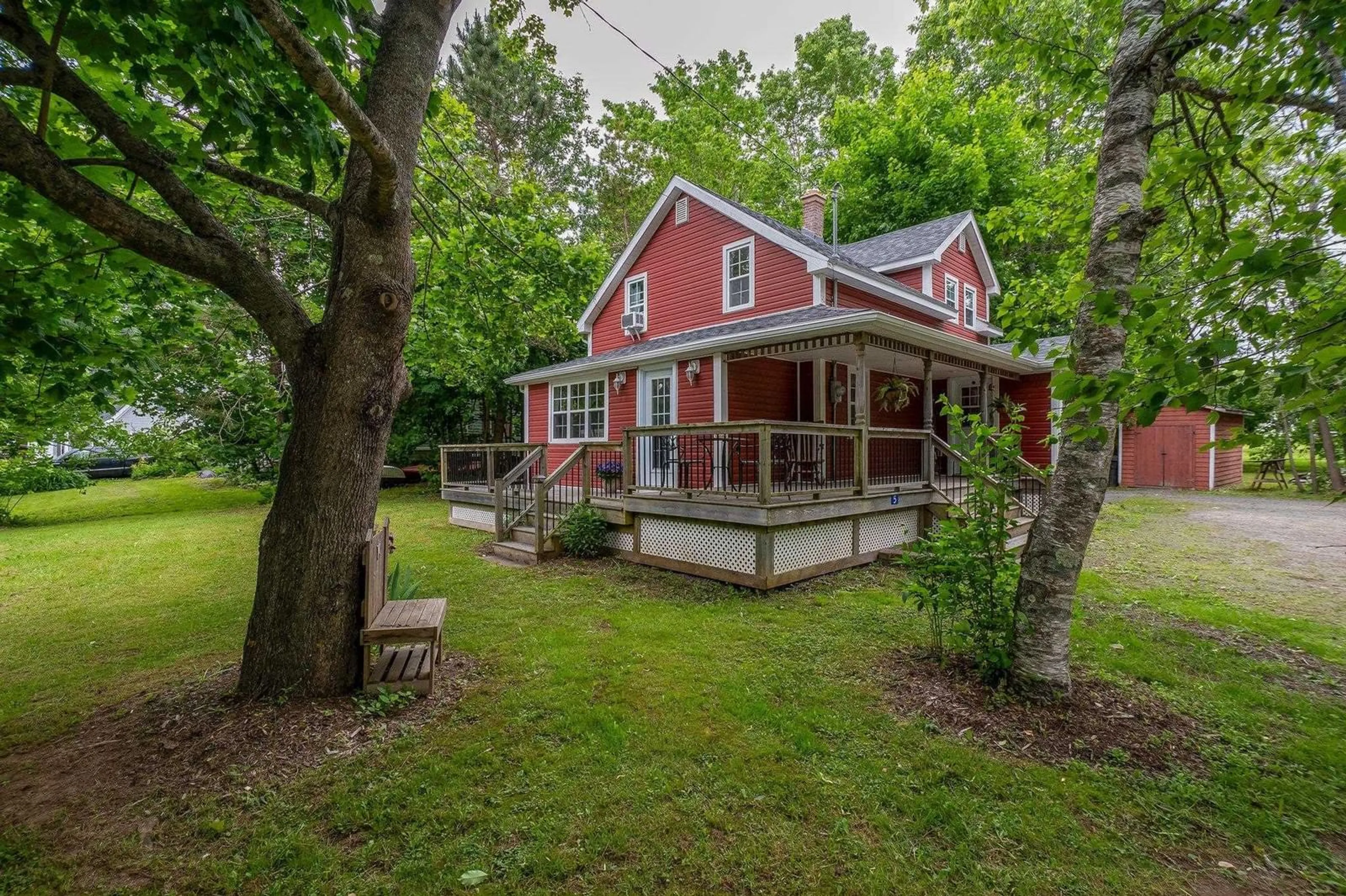 A pic from outside/outdoor area/front of a property/back of a property/a pic from drone, street for 5 Maple Lane, Brooklyn Nova Scotia B0N 2A0