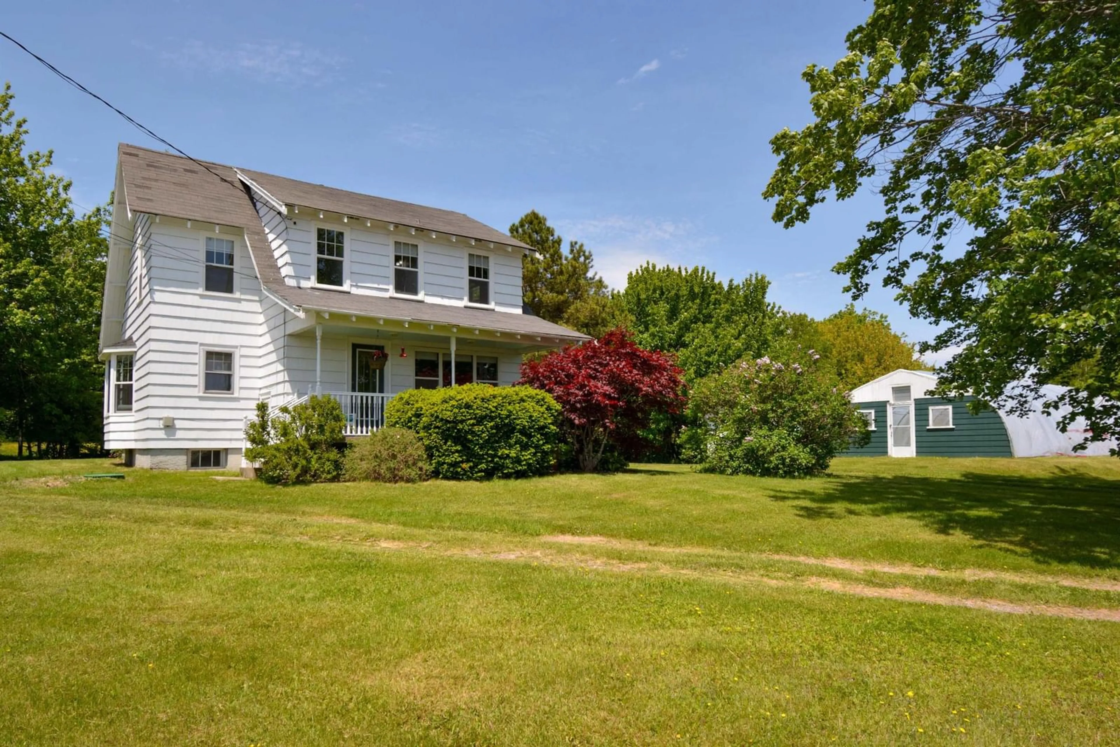 A pic from outside/outdoor area/front of a property/back of a property/a pic from drone, unknown for 2438 Hillside Boularderie, Southside Boularderie Nova Scotia B1Y 2S5