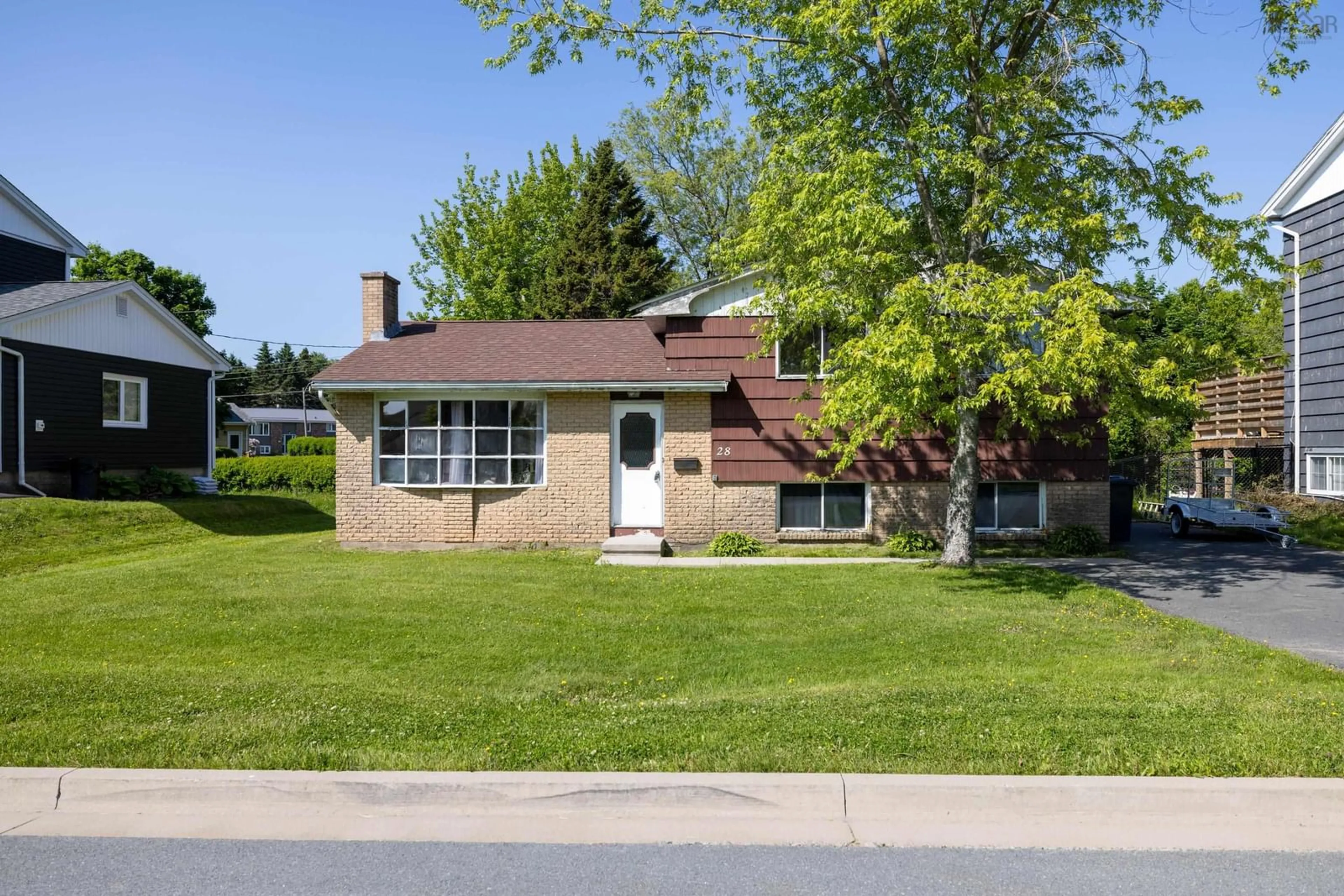 Home with brick exterior material, street for 28 Hollyoake Lane, Dartmouth Nova Scotia B2V 1L7