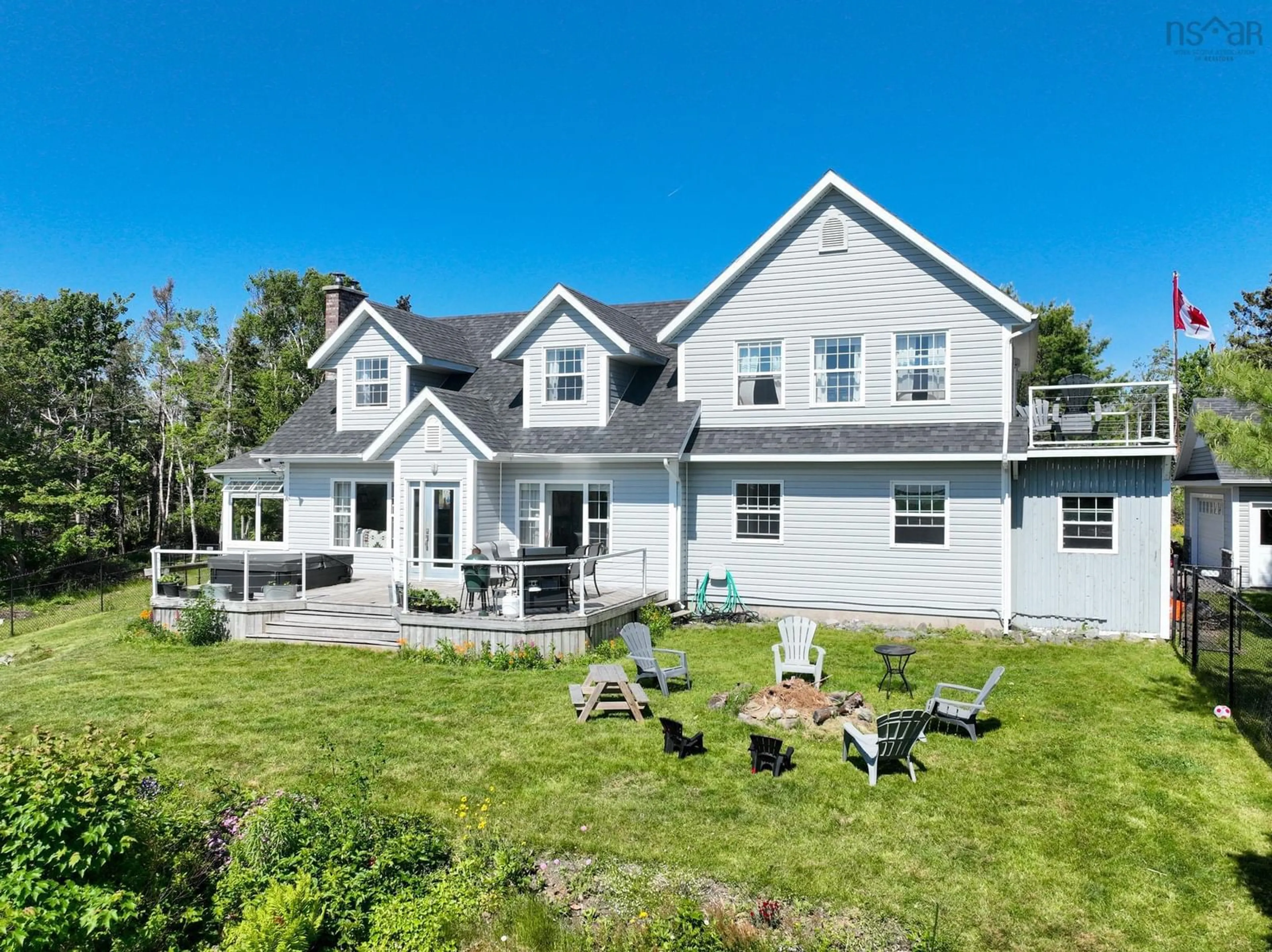 Home with vinyl exterior material, unknown for 1470 Brickyard Rd, Mira Gut Nova Scotia B1K 2V7