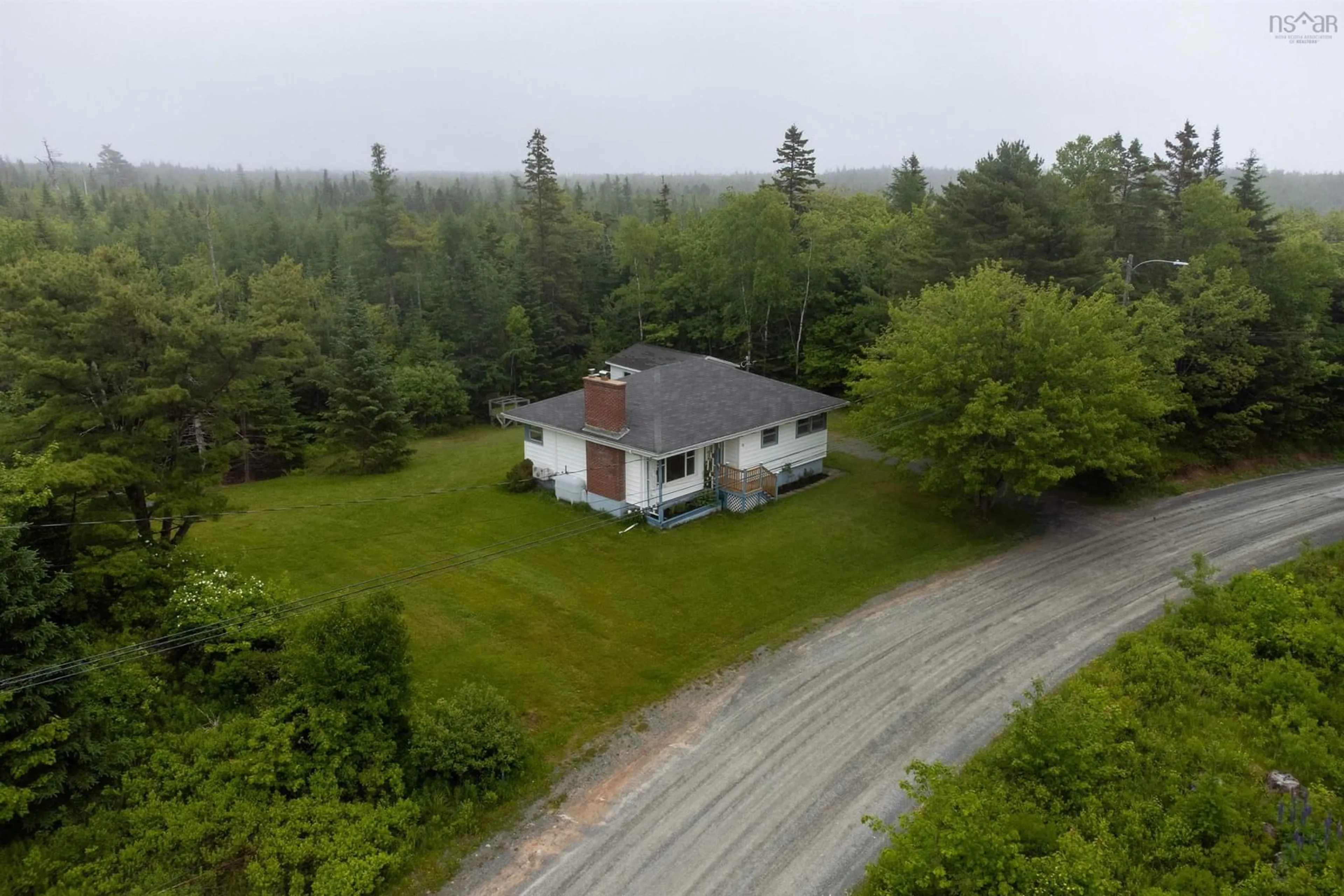 A pic from outside/outdoor area/front of a property/back of a property/a pic from drone, unknown for 18 Parker Lane, Porters Lake Nova Scotia B3E 1E5