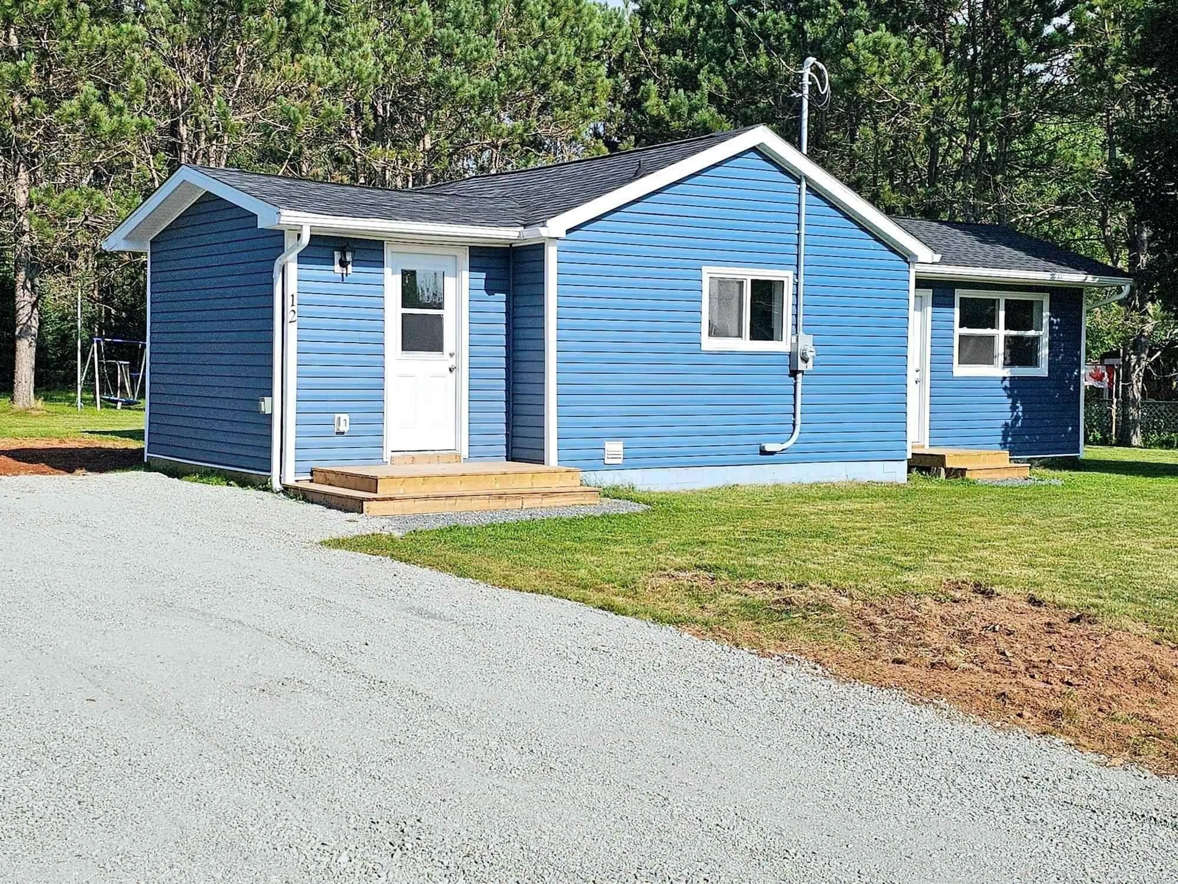 Home with vinyl exterior material, street for 12 Kay Crt, Valley Nova Scotia B6L 3T3
