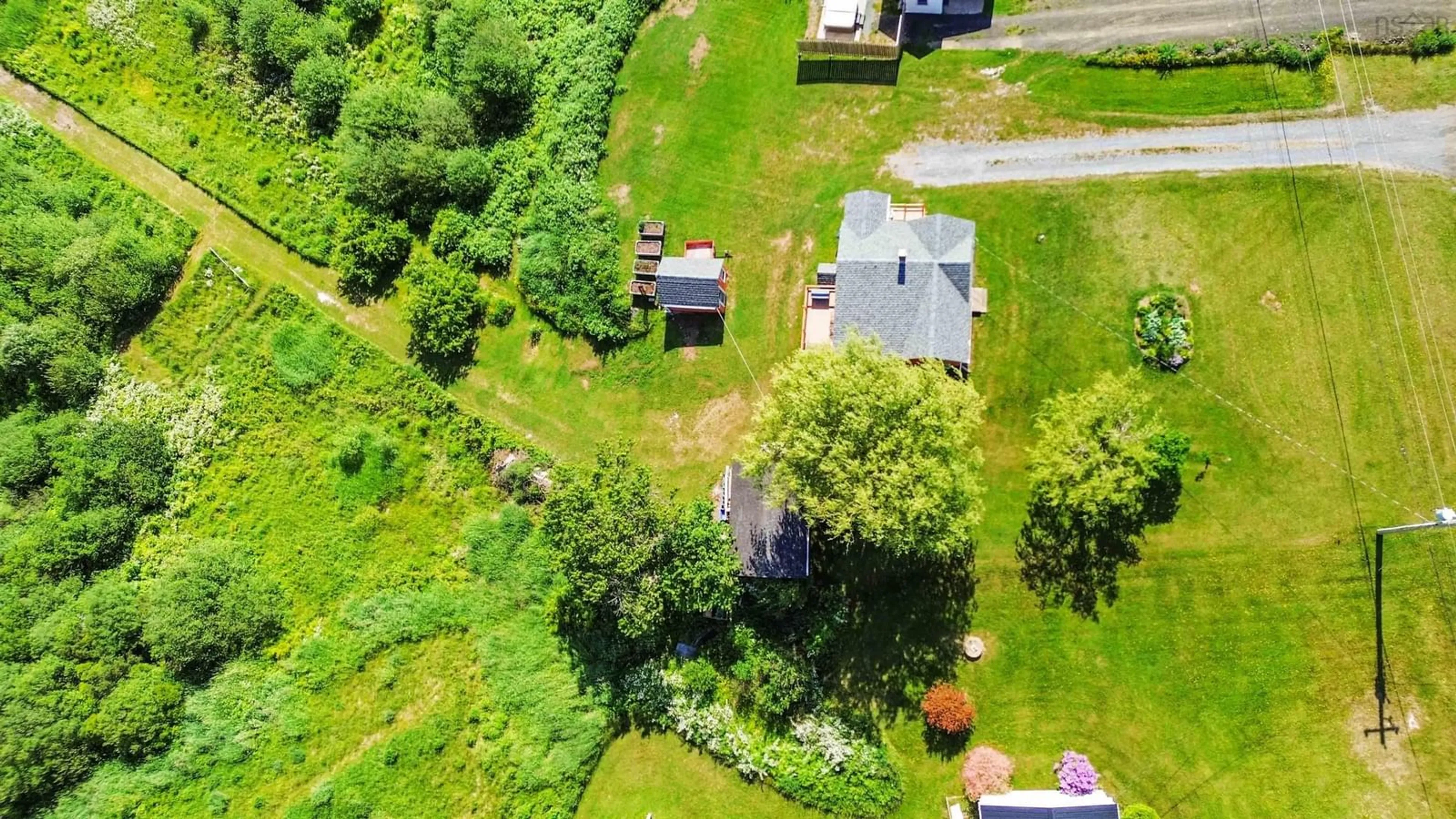 A pic from outside/outdoor area/front of a property/back of a property/a pic from drone, unknown for 287 Robinson Weir Rd, Conway Nova Scotia B0V 1A0