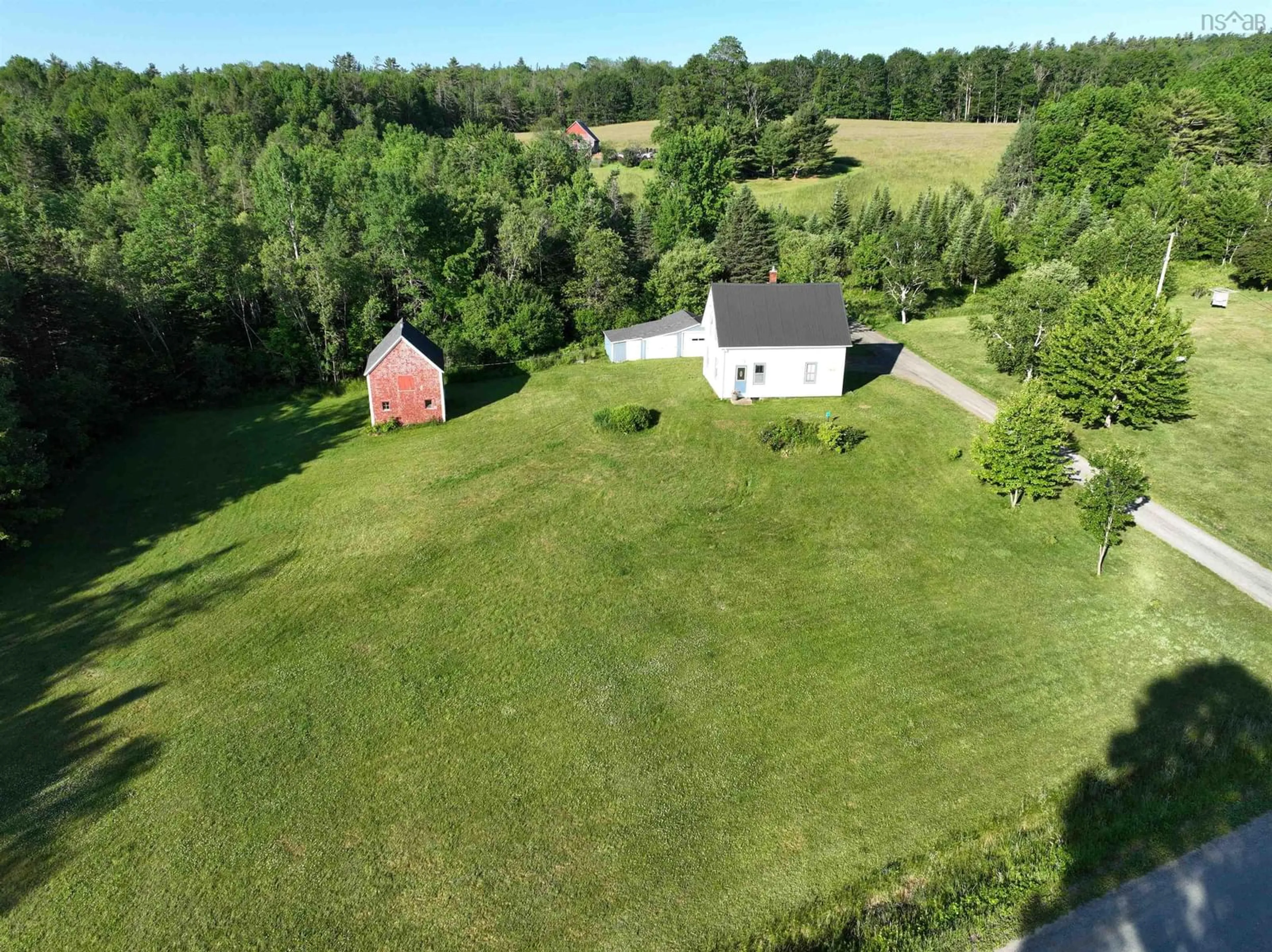 A pic from outside/outdoor area/front of a property/back of a property/a pic from drone, unknown for 4121 Northfield Rd, Watford Nova Scotia B0R 1E0