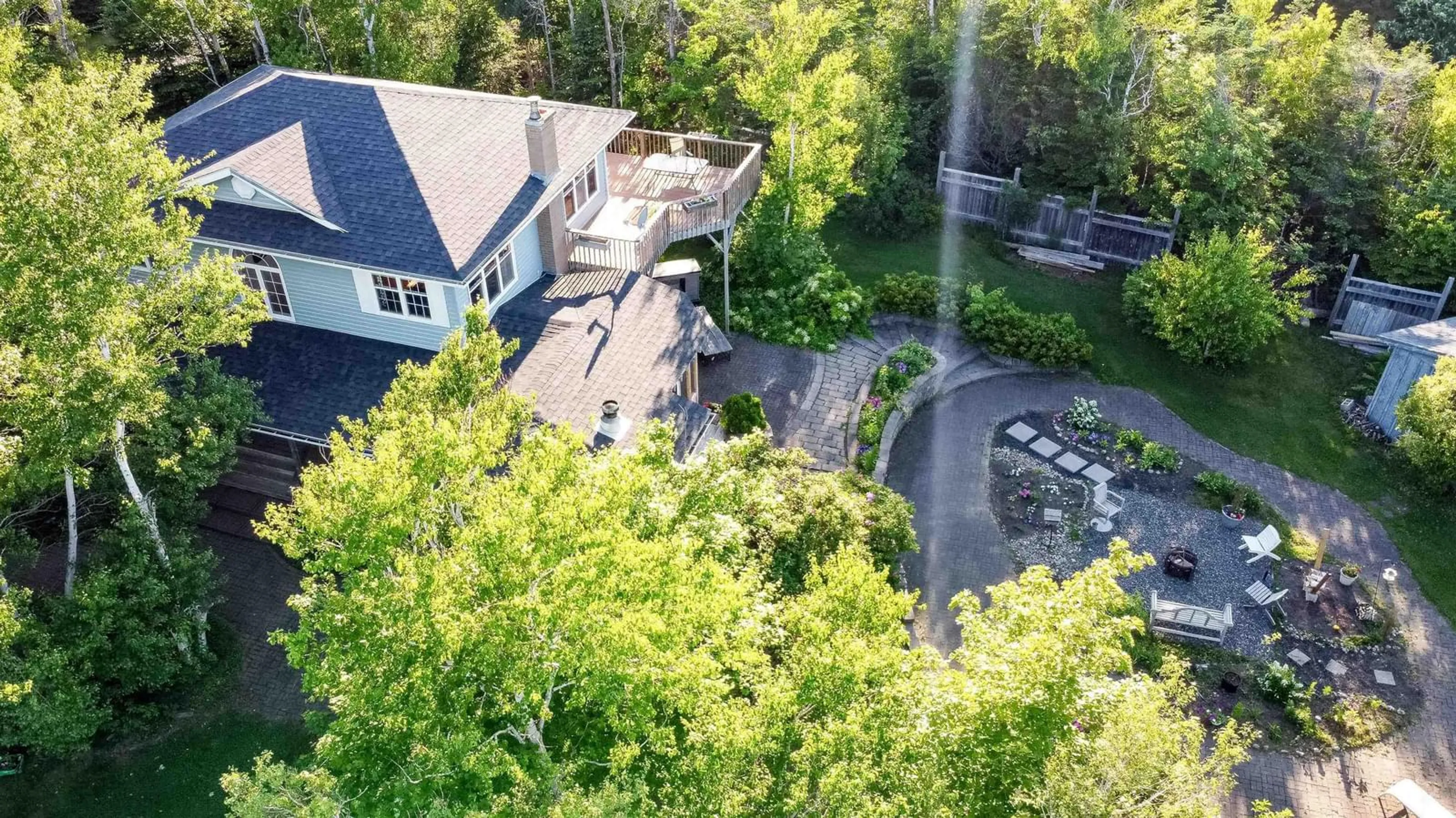 A pic from outside/outdoor area/front of a property/back of a property/a pic from drone, unknown for 54 Lighthouse Rd, Kings Head Nova Scotia B2H 5C4