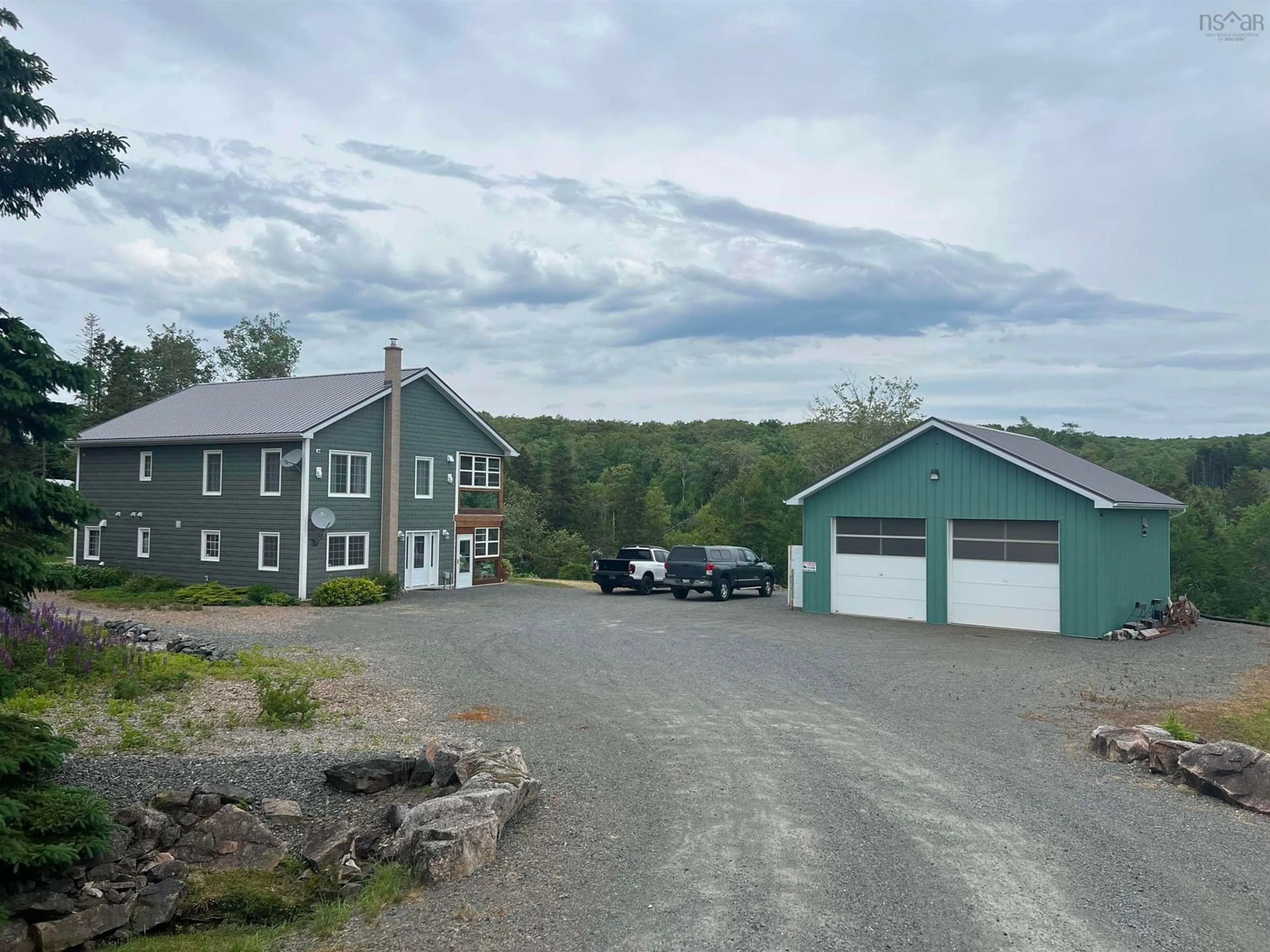A pic from outside/outdoor area/front of a property/back of a property/a pic from drone, street for 3504 Highway 311 Hwy, Nuttby Nova Scotia B6L 6H9
