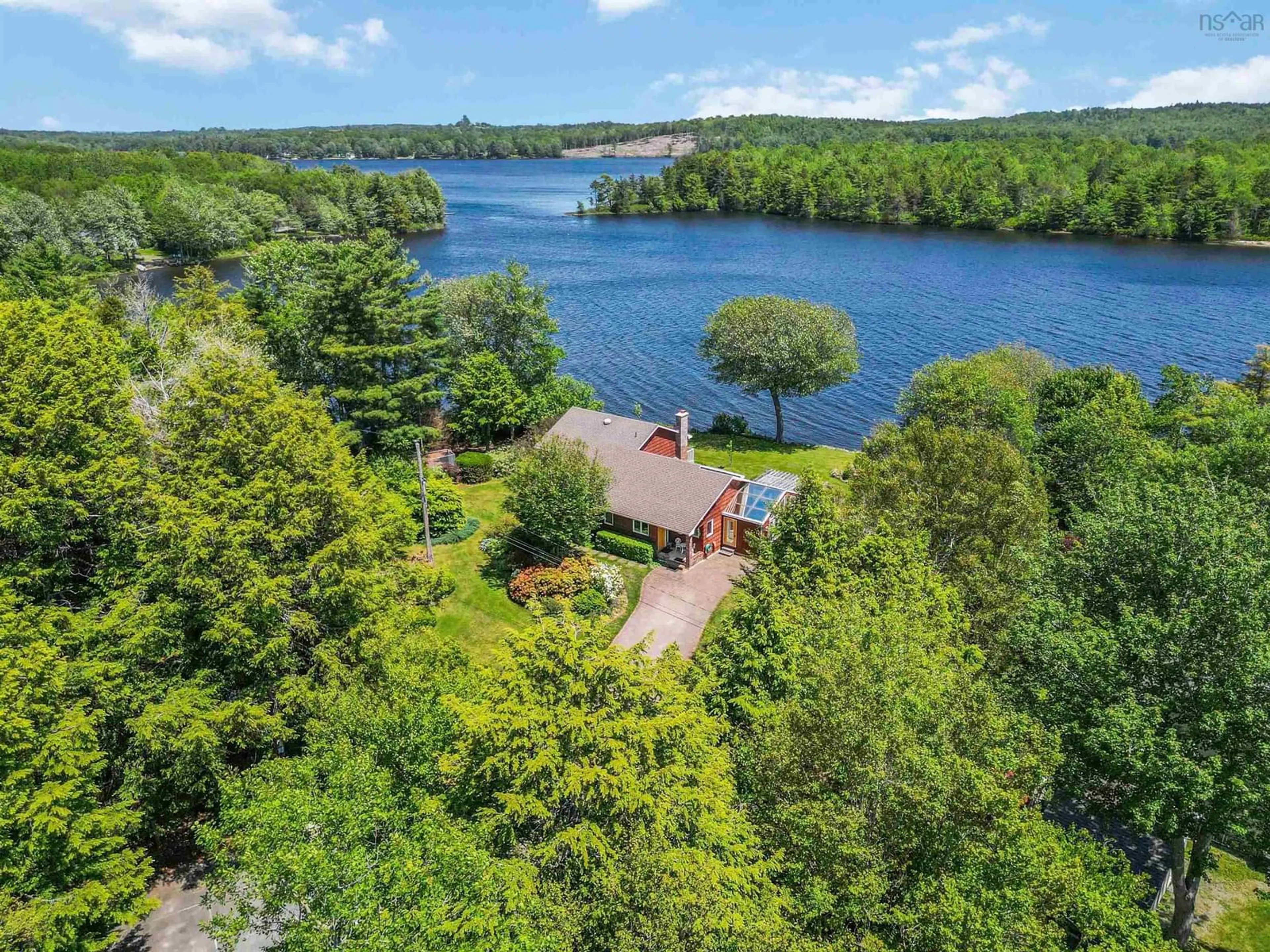 A pic from outside/outdoor area/front of a property/back of a property/a pic from drone, water/lake/river/ocean view for 75 Camp Rd, Hebbville Nova Scotia B4V 6Y7