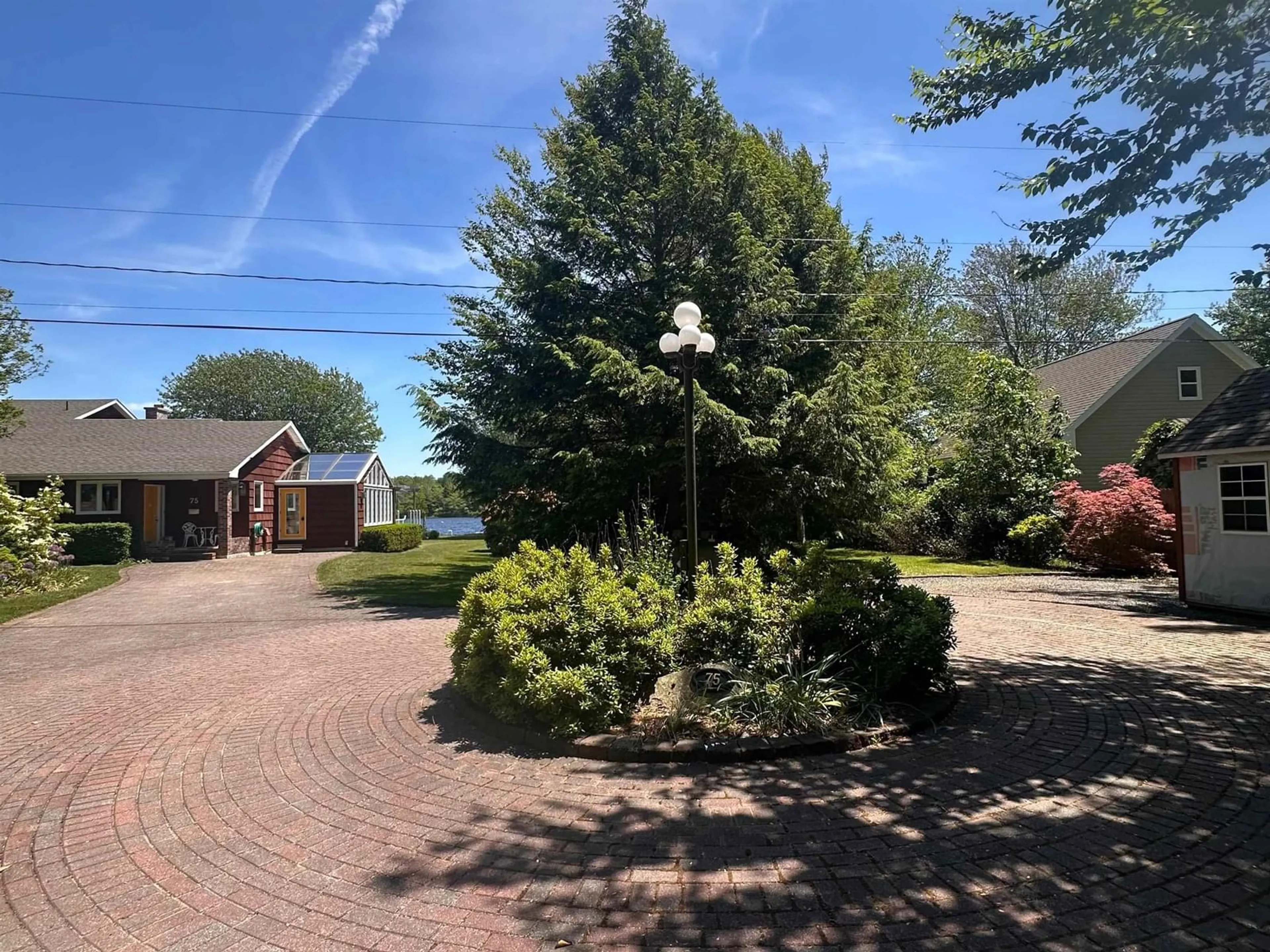 A pic from outside/outdoor area/front of a property/back of a property/a pic from drone, water/lake/river/ocean view for 75 Camp Rd, Hebbville Nova Scotia B4V 6Y7