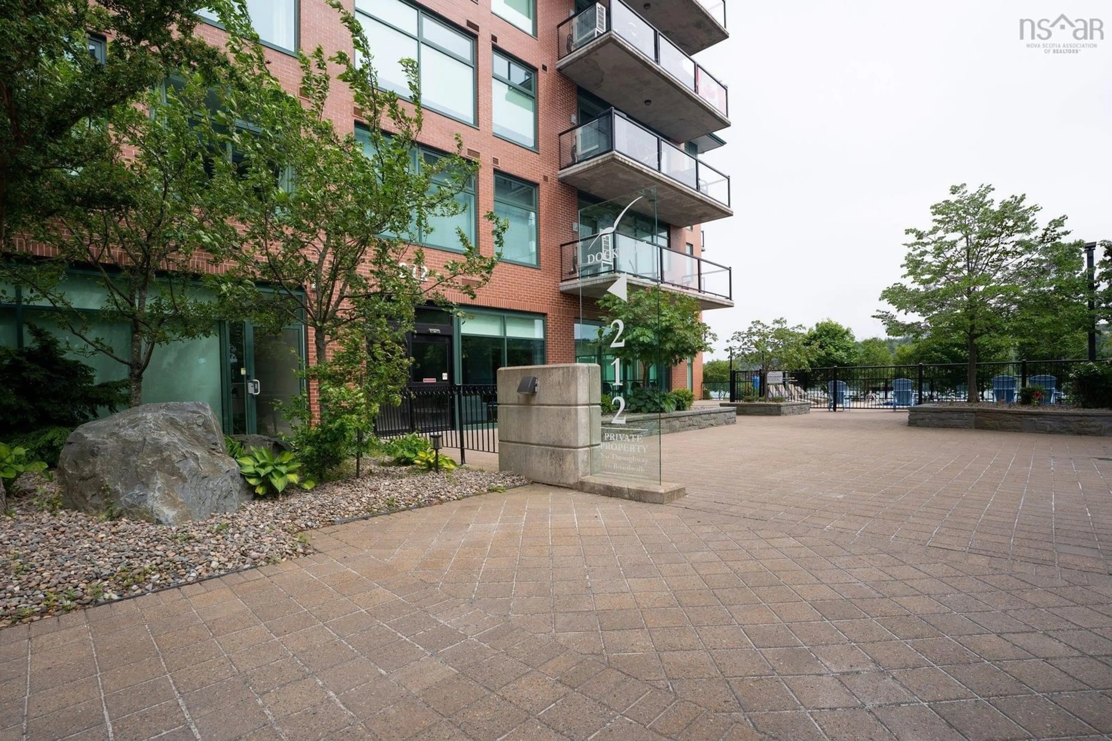 Patio, street for 212 Waterfront Dr #303, Bedford Nova Scotia B4A 0H3