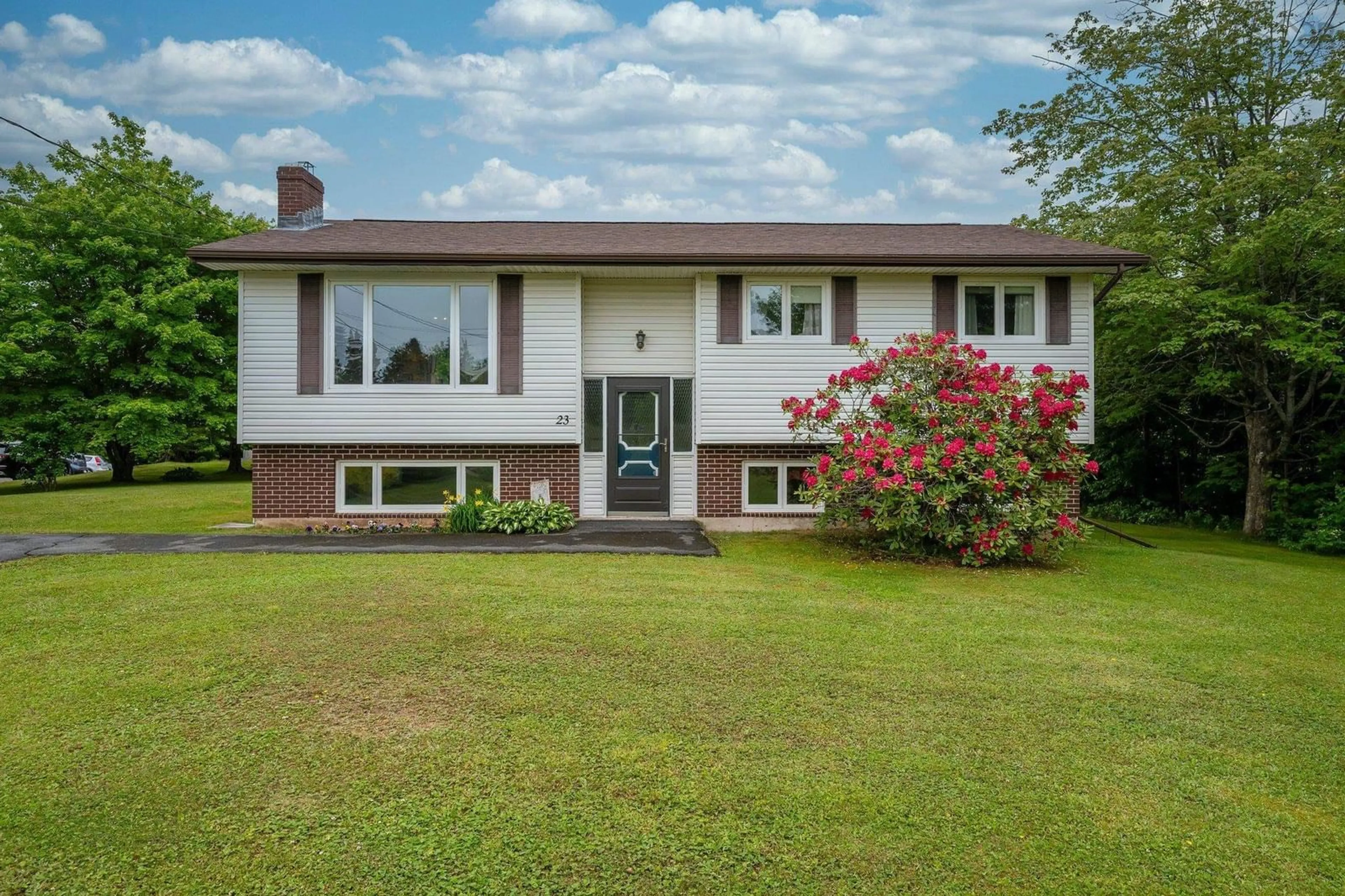 Home with vinyl exterior material, street for 23 James Roy Dr, Porters Lake Nova Scotia B3E 1H9