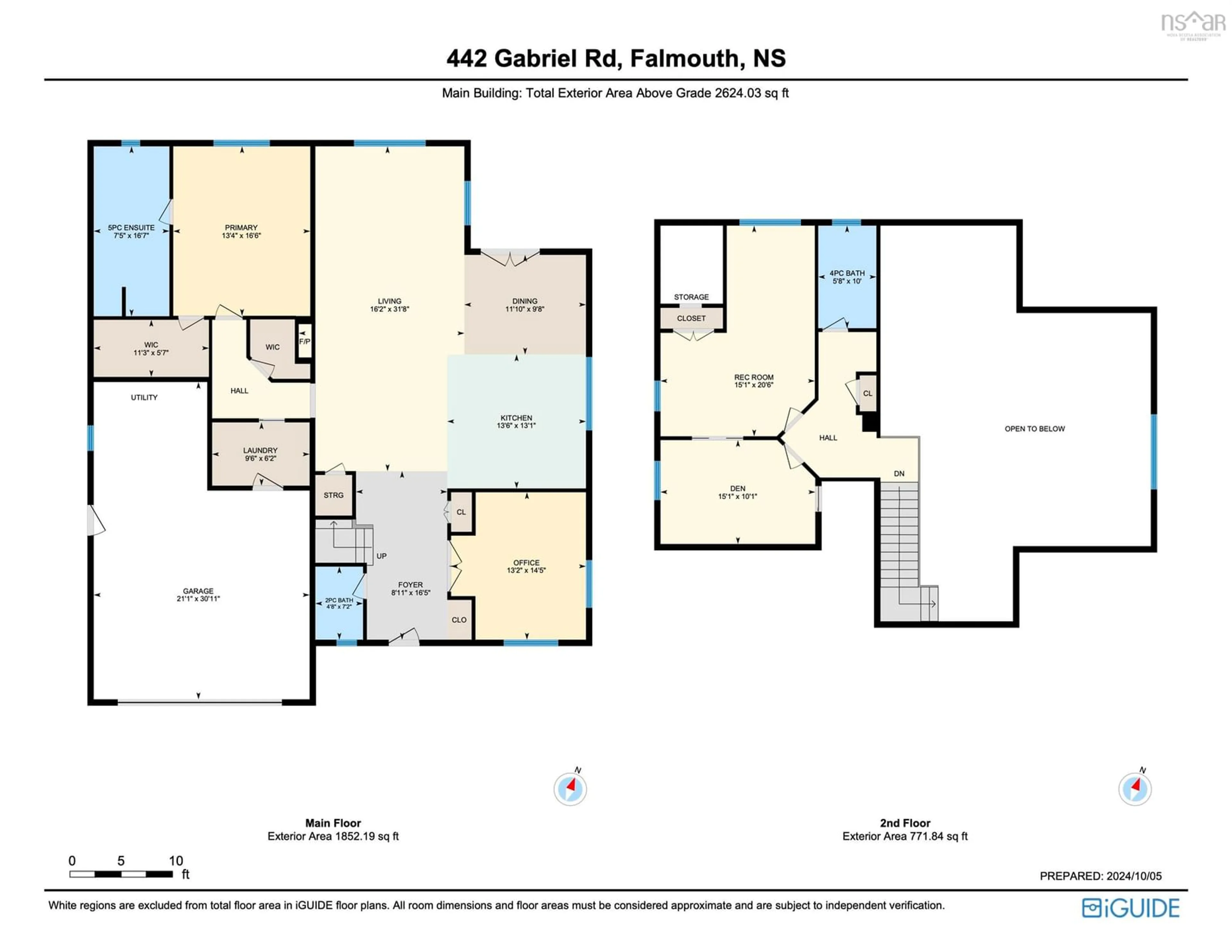 Floor plan for 442 Gabriel Rd, Falmouth Nova Scotia B0P 1P0
