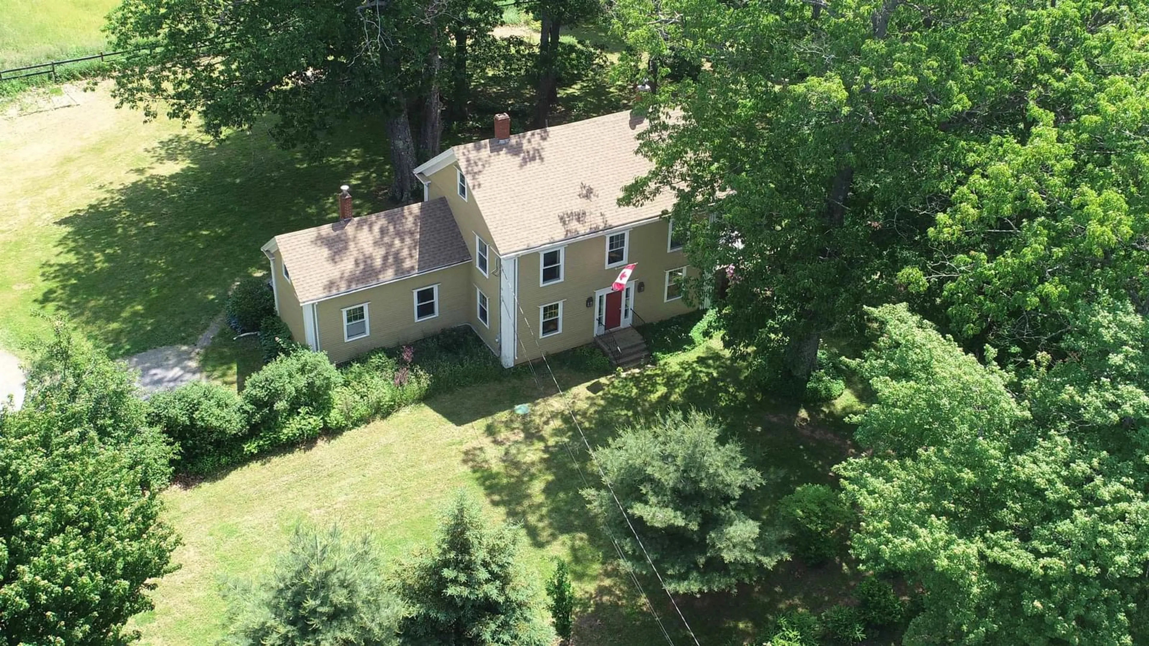 A pic from outside/outdoor area/front of a property/back of a property/a pic from drone, unknown for 1120 Hwy 359, Steam Mill Nova Scotia B4N 3V7