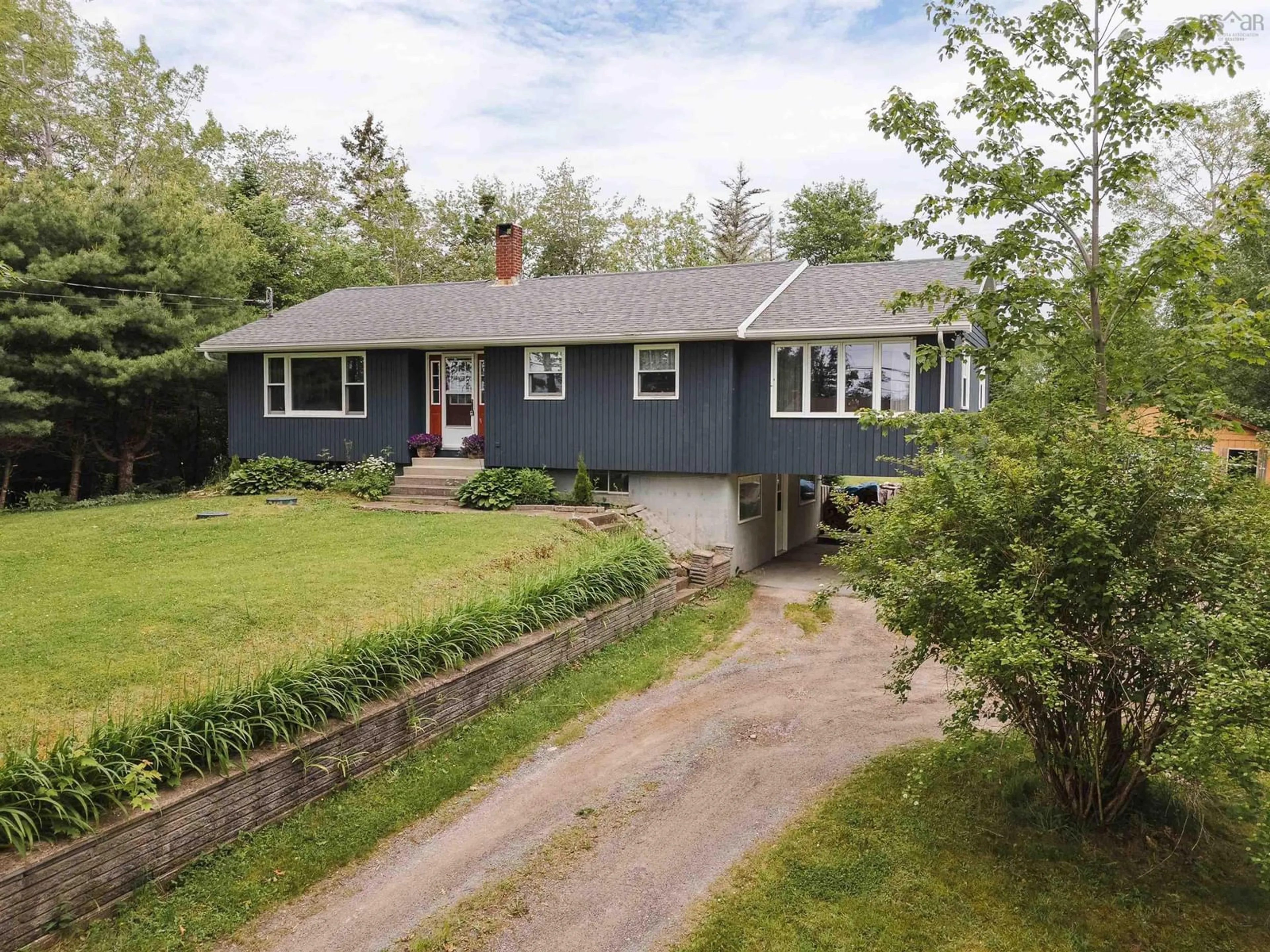 A pic from outside/outdoor area/front of a property/back of a property/a pic from drone, street for 326 Highway 3, Simms Settlement Nova Scotia B0J 1T0