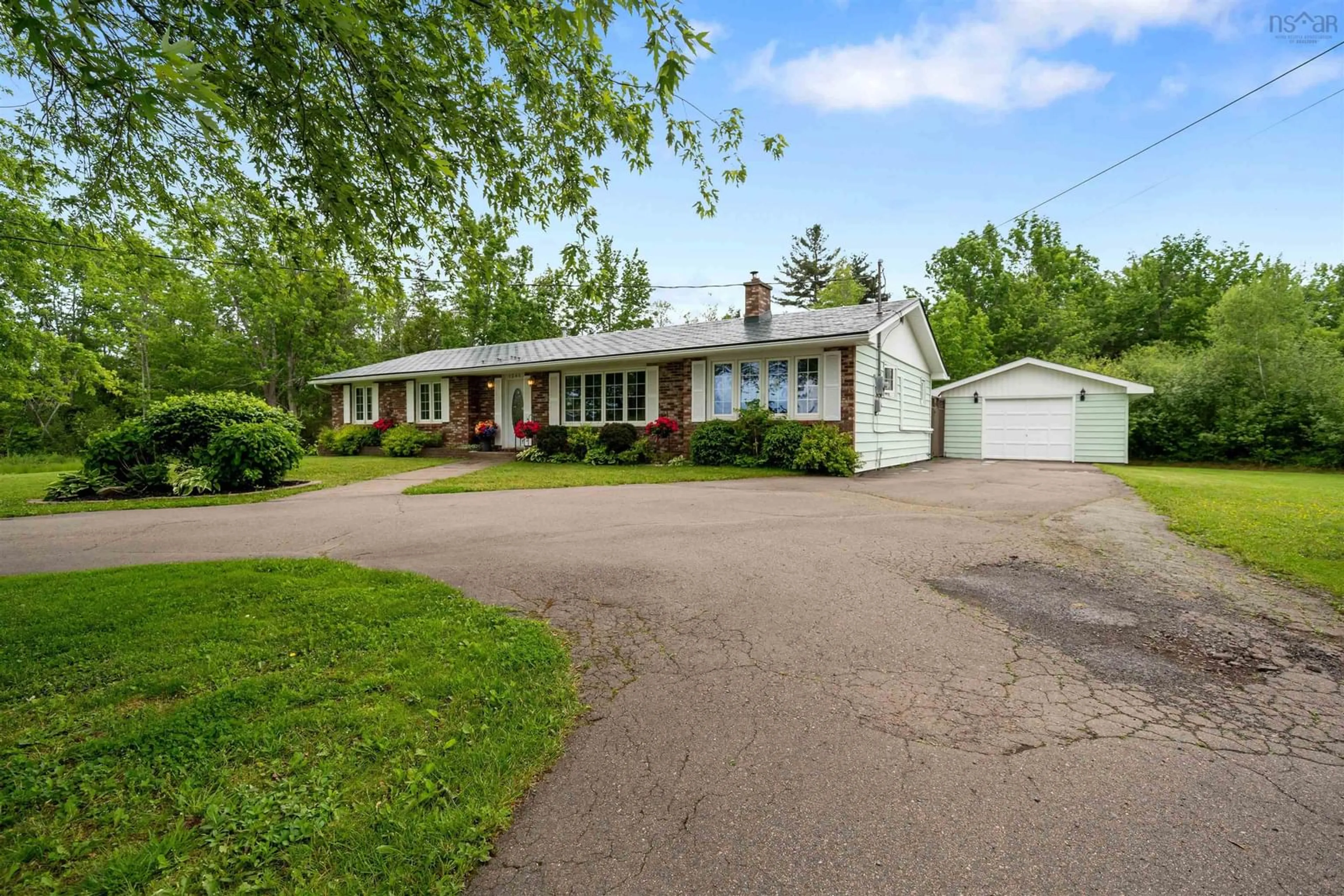 A pic from outside/outdoor area/front of a property/back of a property/a pic from drone, street for 1241 Abercrombie Rd, Granton Nova Scotia B2H 5C6