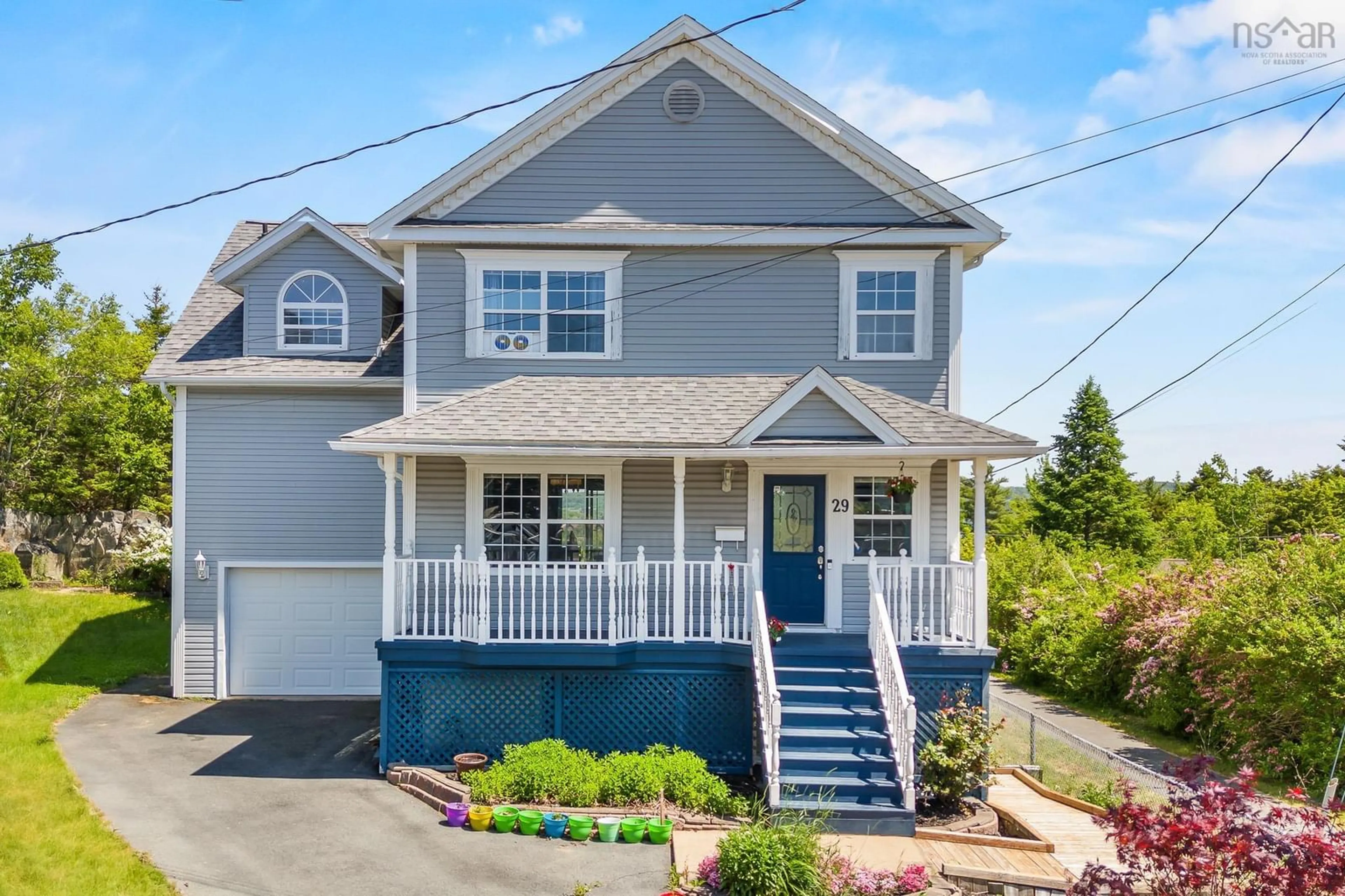 Home with vinyl exterior material, street for 29 Fred Keyes Crt, Bedford Nova Scotia B4A 4B6