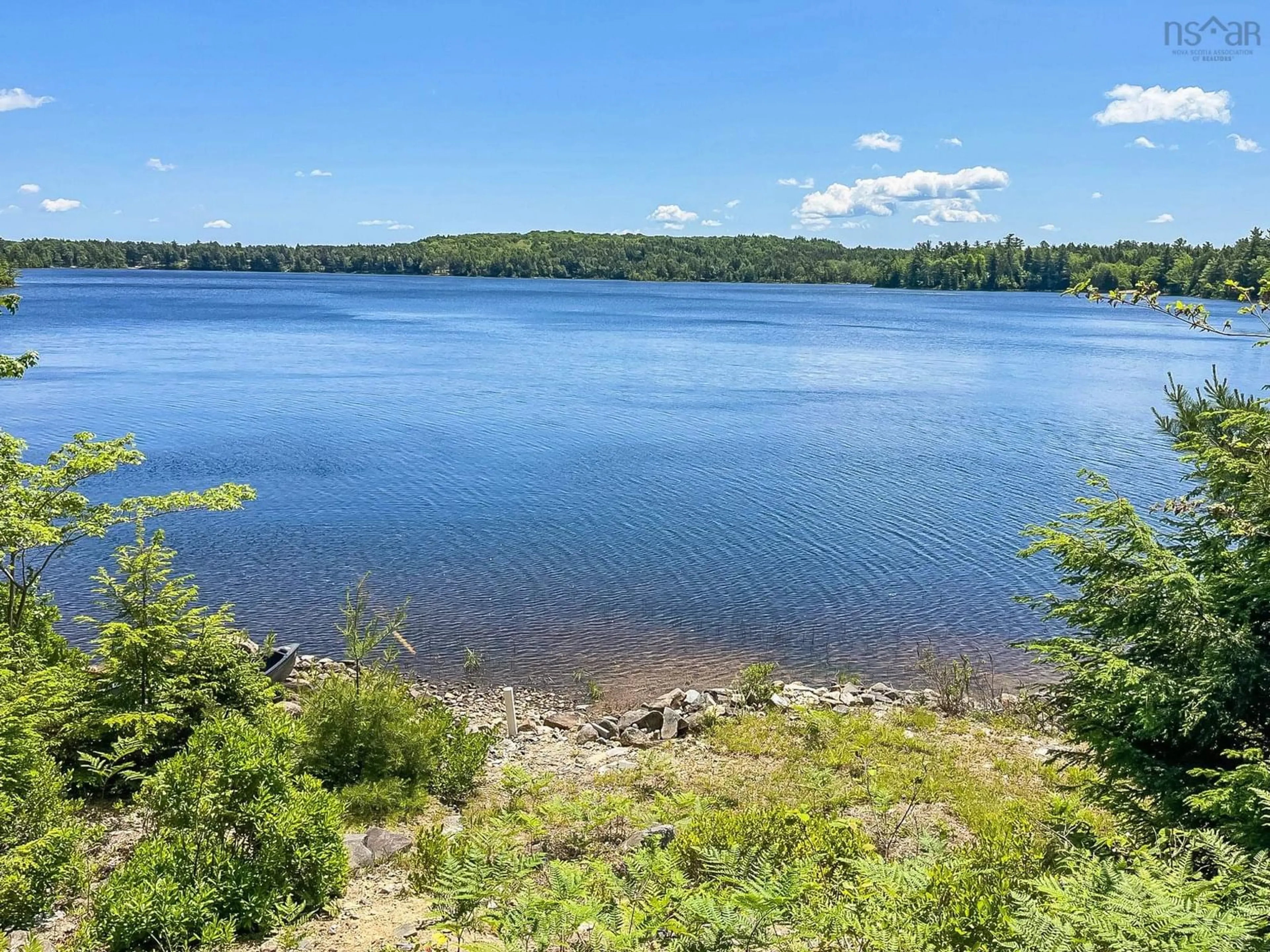 A pic from outside/outdoor area/front of a property/back of a property/a pic from drone, water/lake/river/ocean view for 59 Sunrise Cir, Labelle Nova Scotia B0T 1E0
