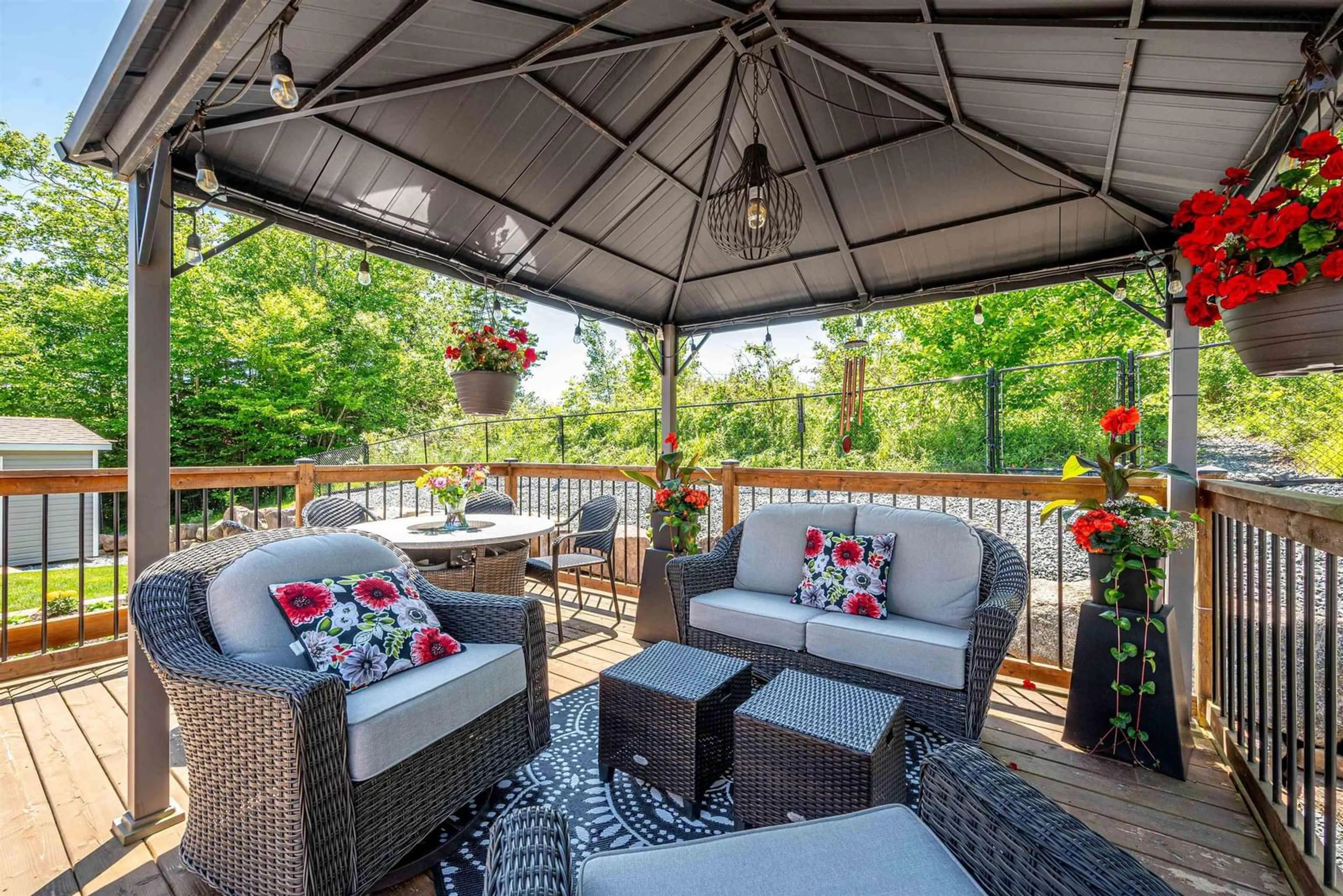 Patio, water/lake/river/ocean view for 28 Pinhigh Crt, Middle Sackville Nova Scotia B4C 2N4