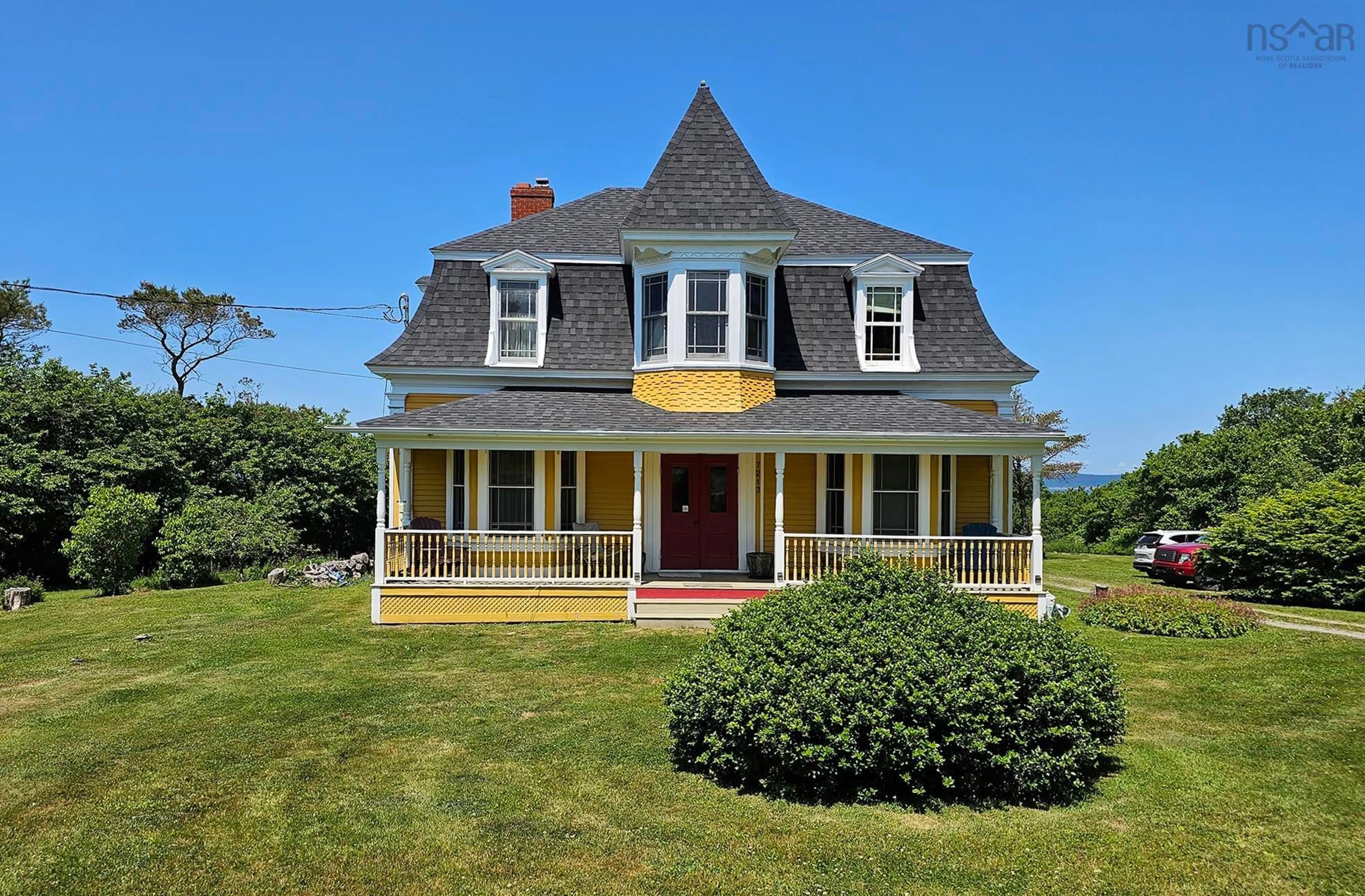 A pic from outside/outdoor area/front of a property/back of a property/a pic from drone, unknown for 7213 Highway 101, Plympton Nova Scotia B0W 2R0