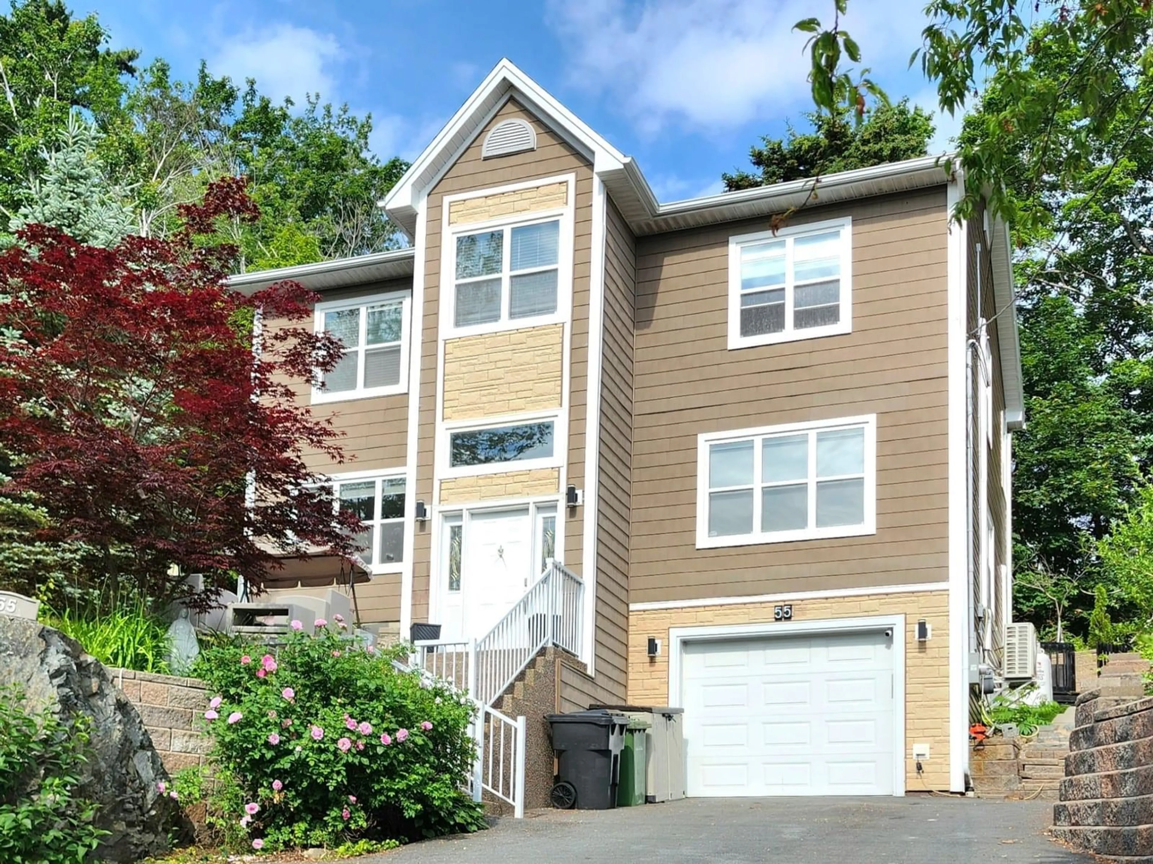 Home with vinyl exterior material, street for 55 Donaldson Ave, Halifax Nova Scotia B3M 3B4