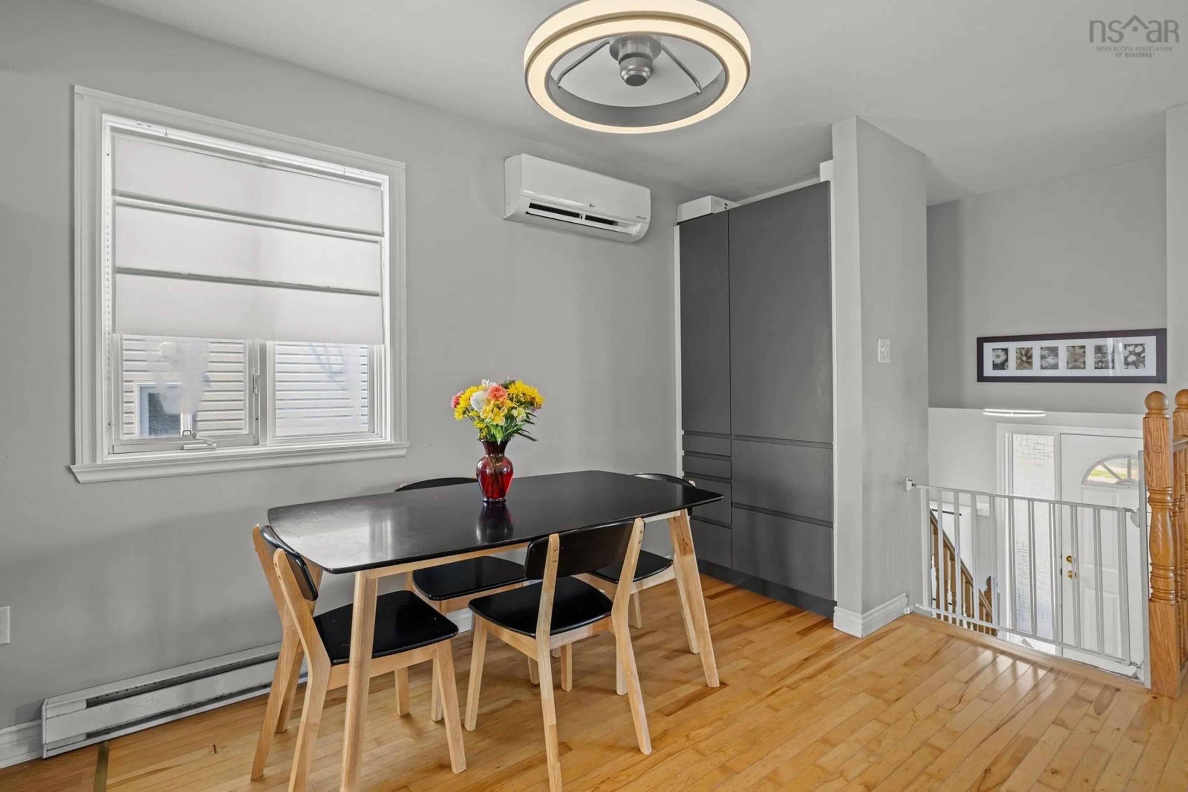 Dining room, wood/laminate floor for 193 Melrose Cres, Eastern Passage Nova Scotia B3G 1P2