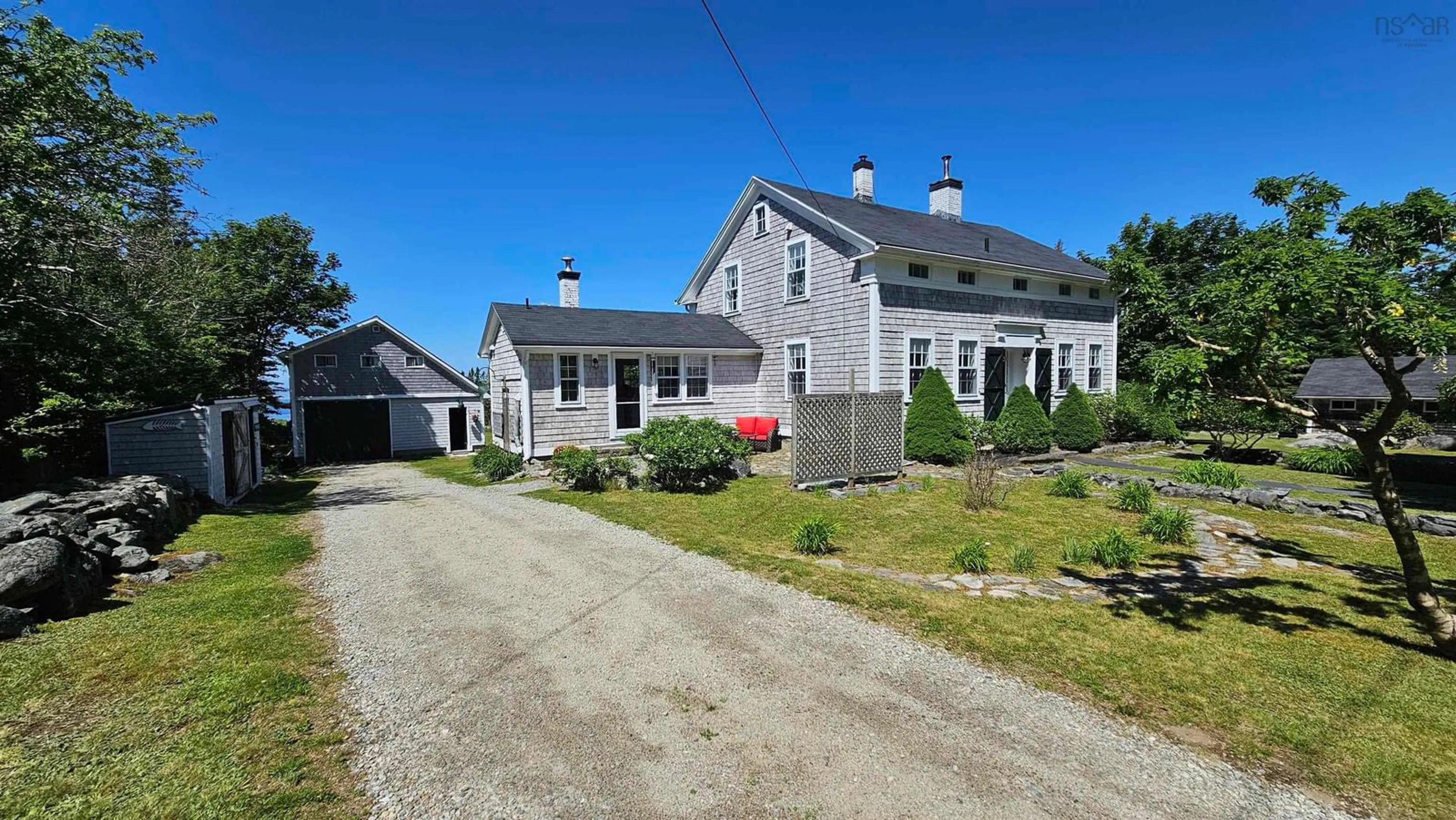 A pic from outside/outdoor area/front of a property/back of a property/a pic from drone, street for 538 Villagedale Rd, Coffinscroft Nova Scotia B0W 1E0