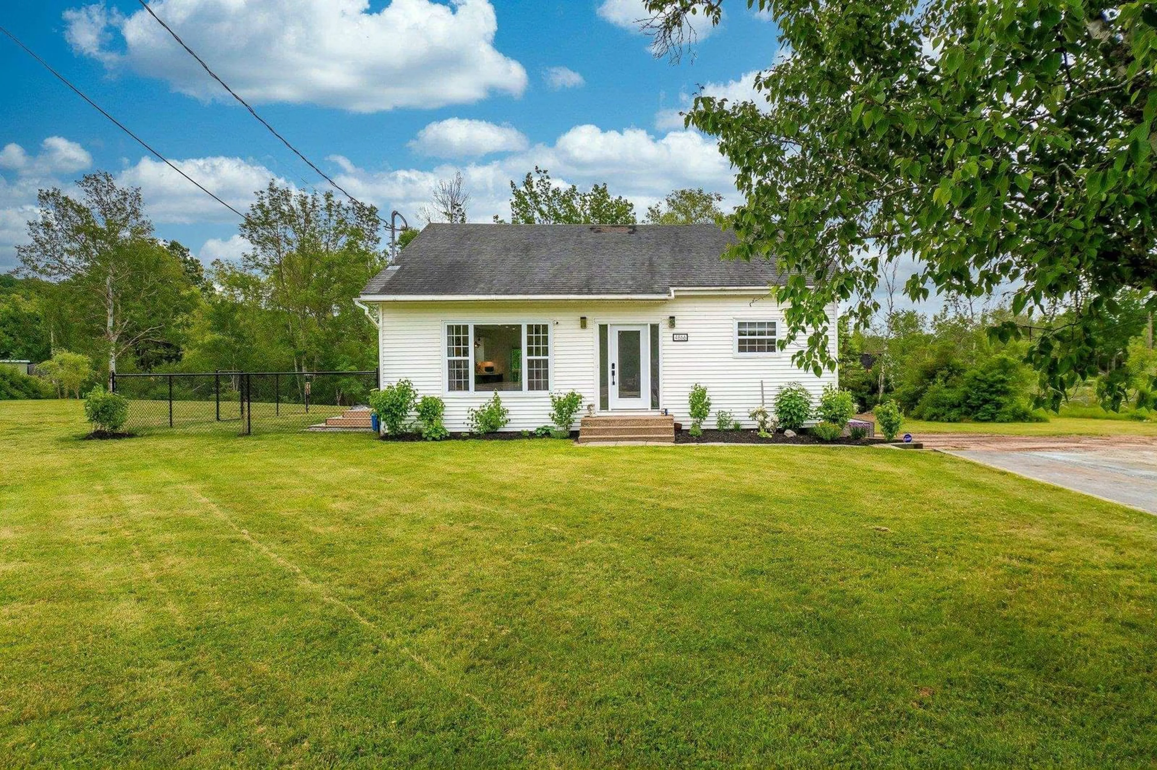 A pic from outside/outdoor area/front of a property/back of a property/a pic from drone, unknown for 4866 Highway 1, Three Mile Plains Nova Scotia B0N 2T0