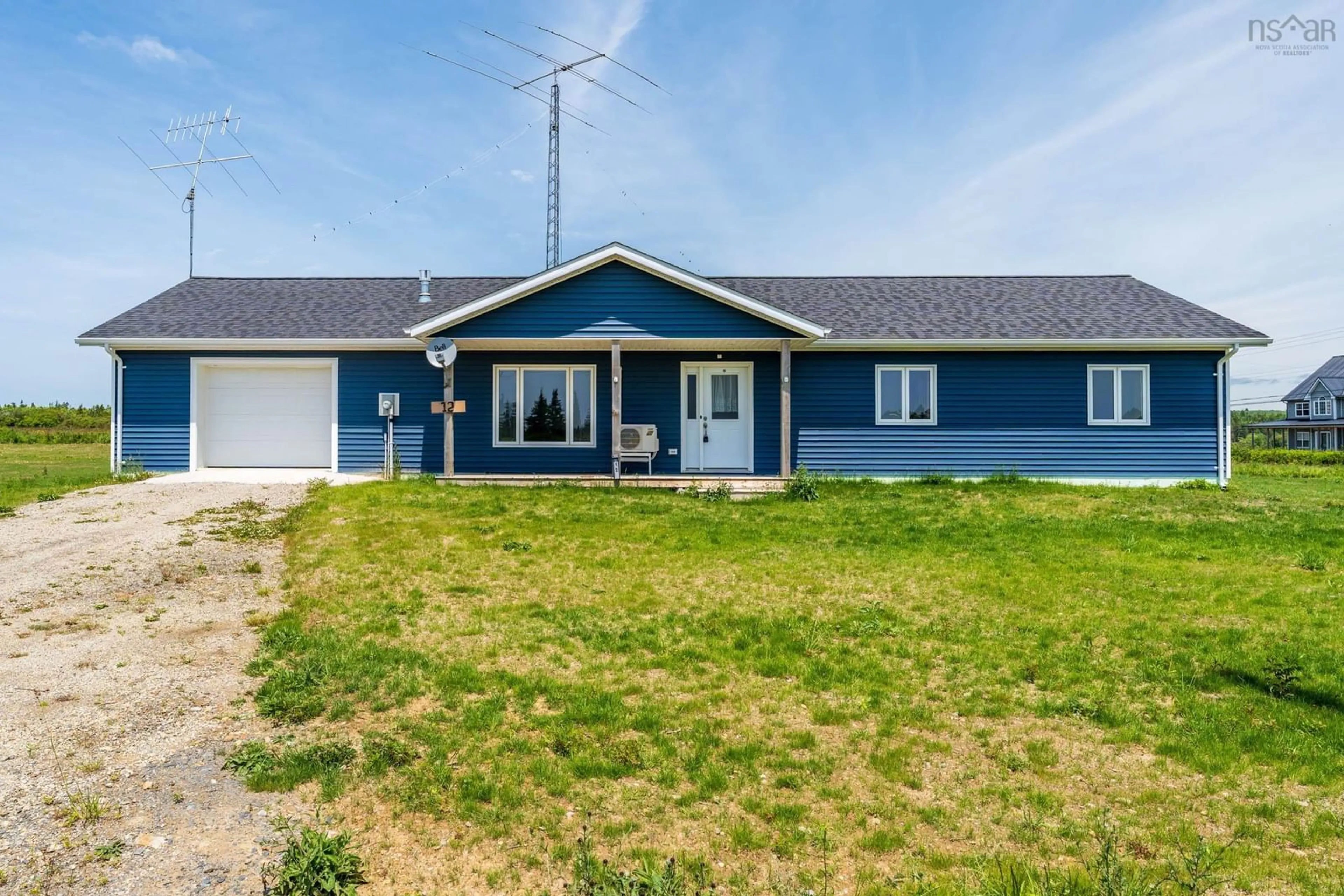 Home with vinyl exterior material, street for 12 Bear Cove Rd, St. Alphonse Nova Scotia B0W 2J0