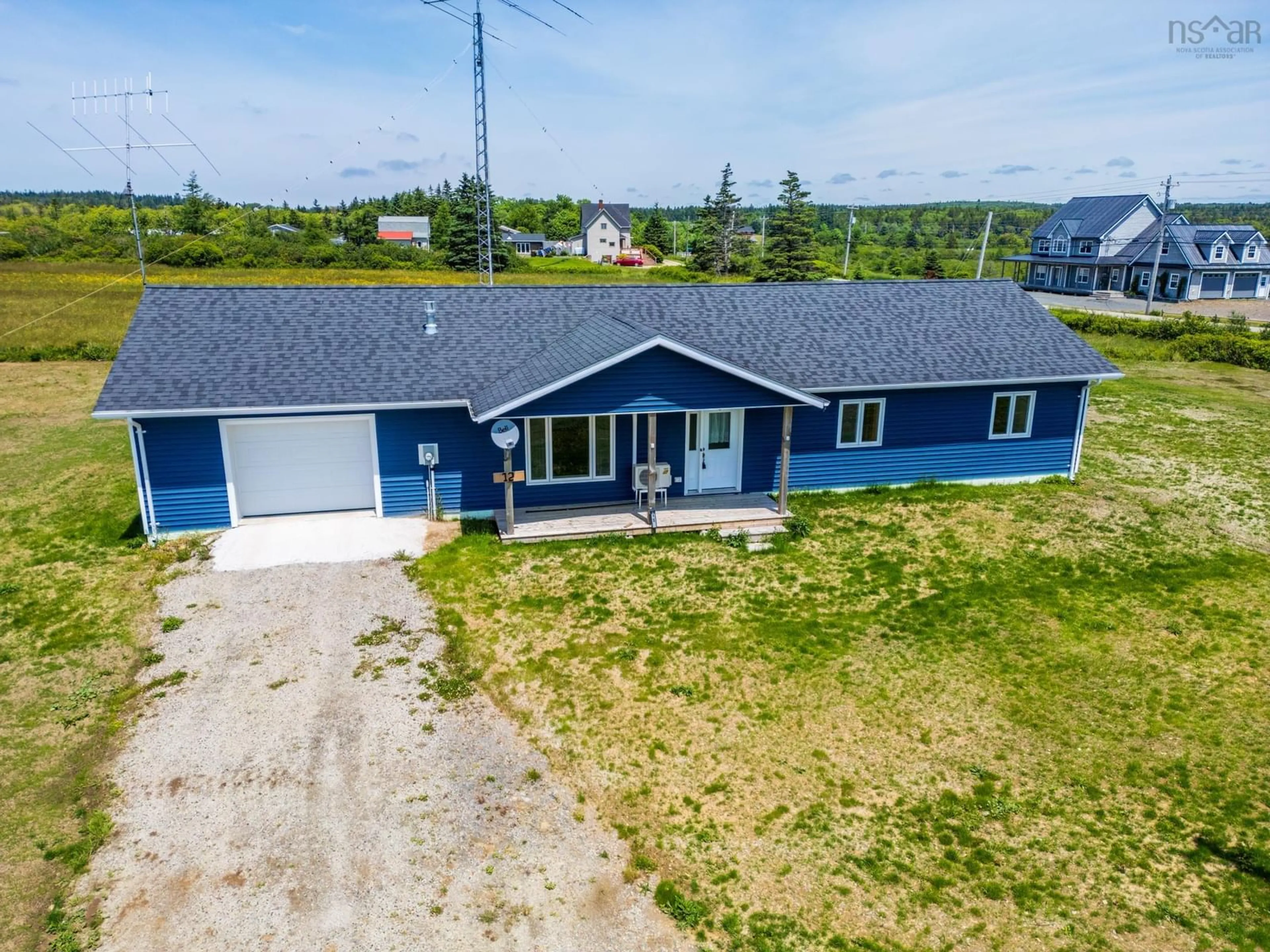 A pic from outside/outdoor area/front of a property/back of a property/a pic from drone, unknown for 12 Bear Cove Rd, St. Alphonse Nova Scotia B0W 2J0