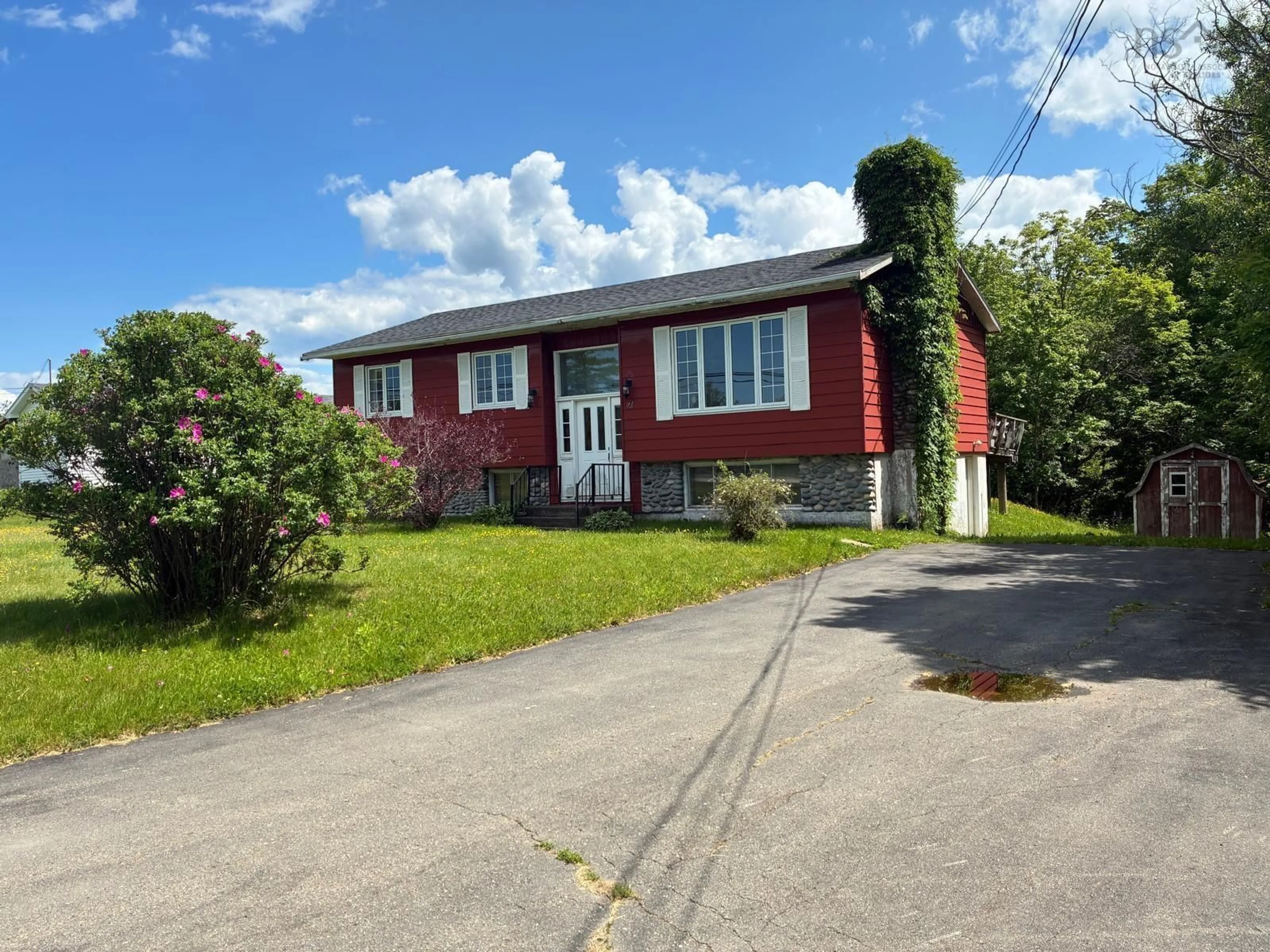 A pic from outside/outdoor area/front of a property/back of a property/a pic from drone, street for 21 Clydesdale Road, Clydesdale Nova Scotia B2G 2K9