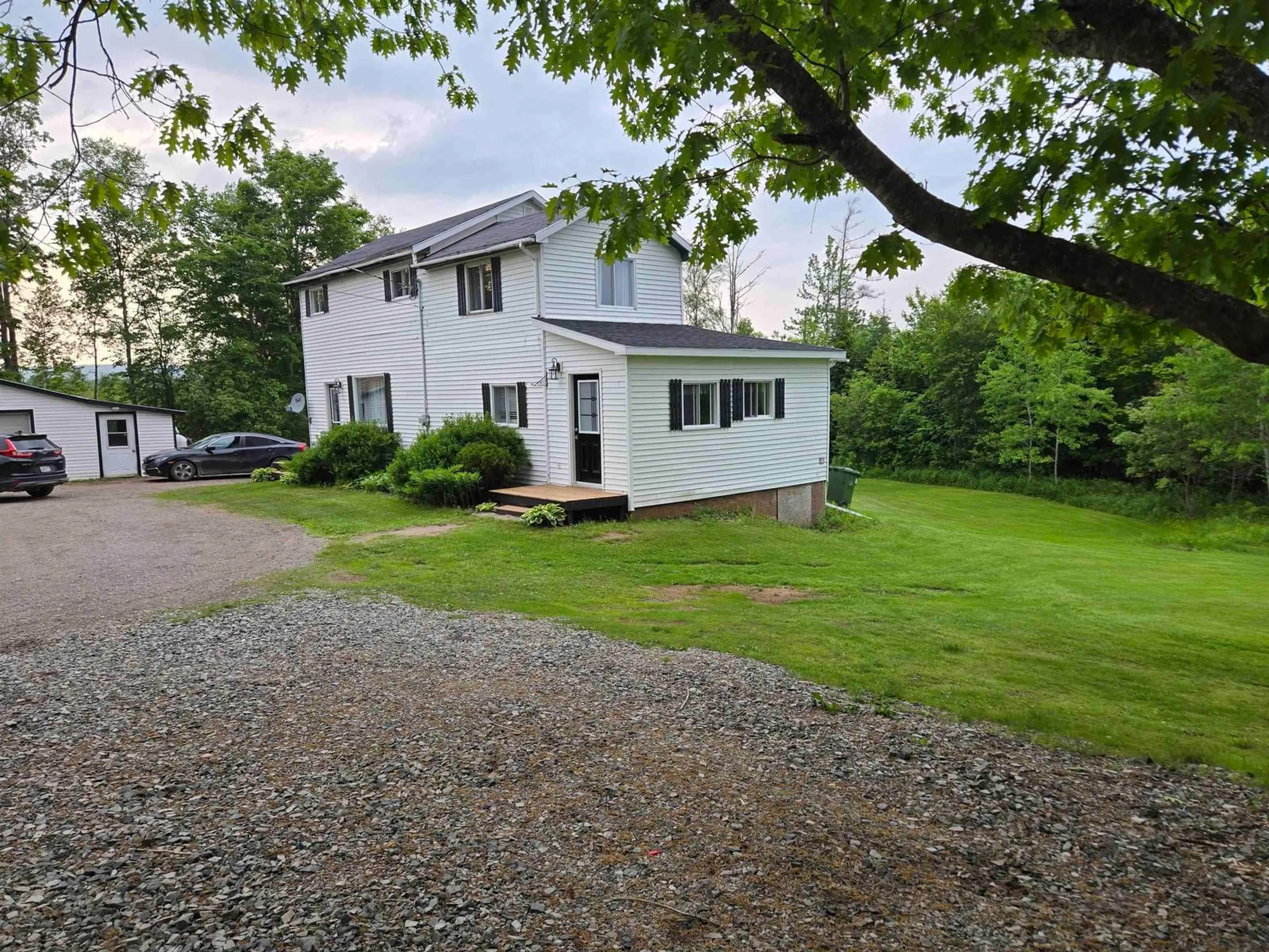 A pic from outside/outdoor area/front of a property/back of a property/a pic from drone, street for 147 Birch Hill Rd, Bass River Nova Scotia B0M 1B0