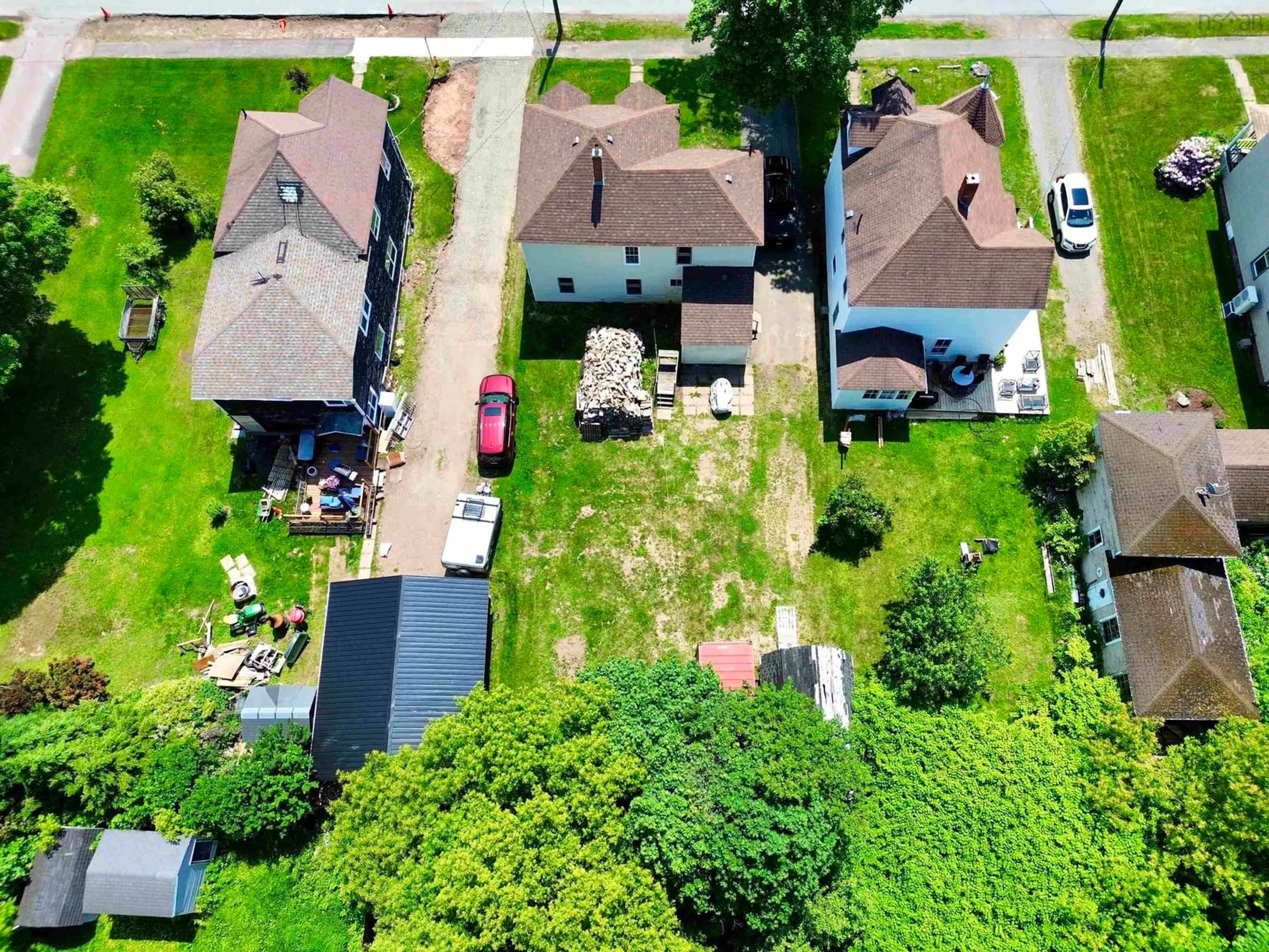 A pic from outside/outdoor area/front of a property/back of a property/a pic from drone, street for 26 Queen St, Amherst Nova Scotia B4H 1P9