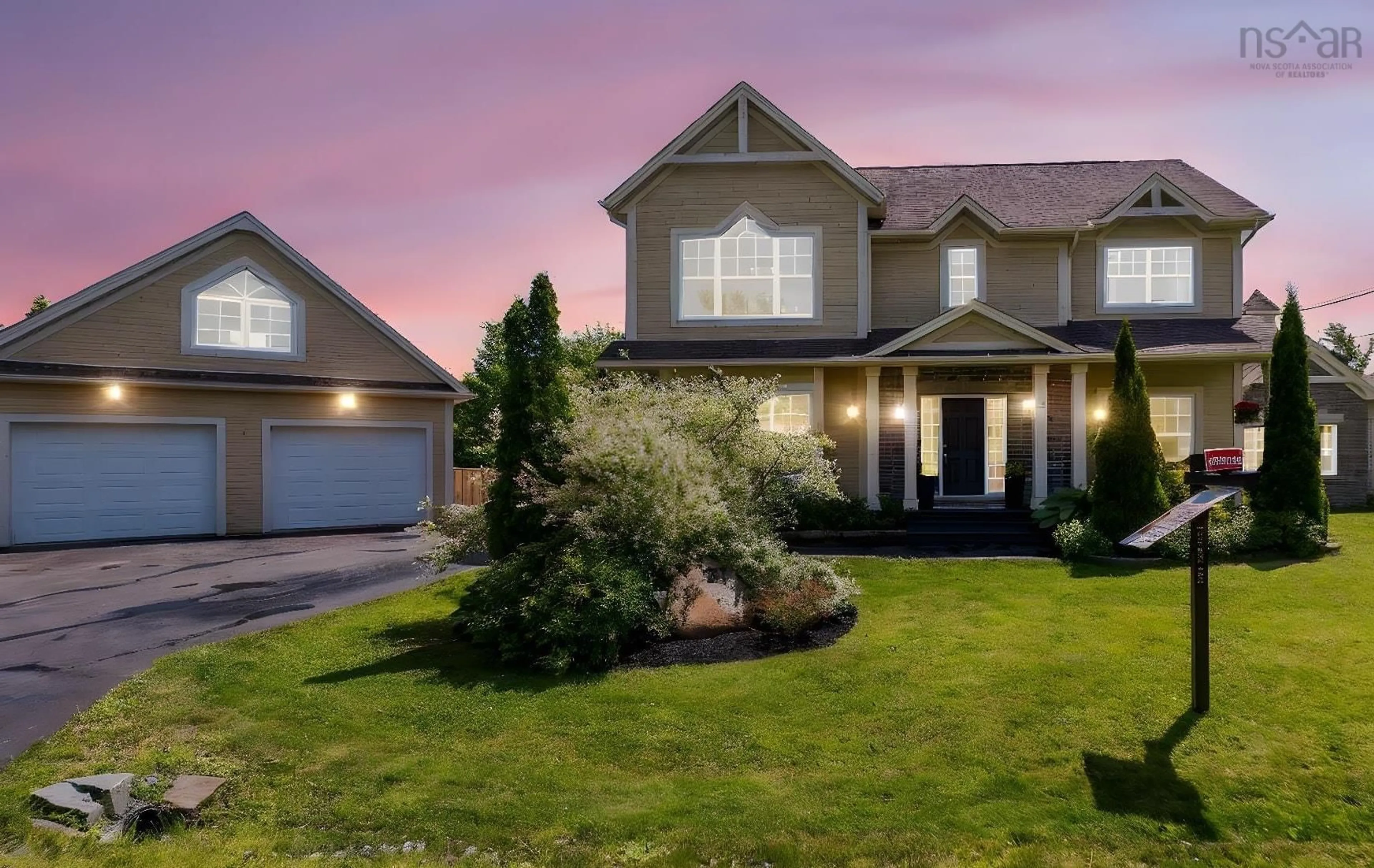 Home with vinyl exterior material, street for 37 Equine Crt, Hammonds Plains Nova Scotia B4B 2B1
