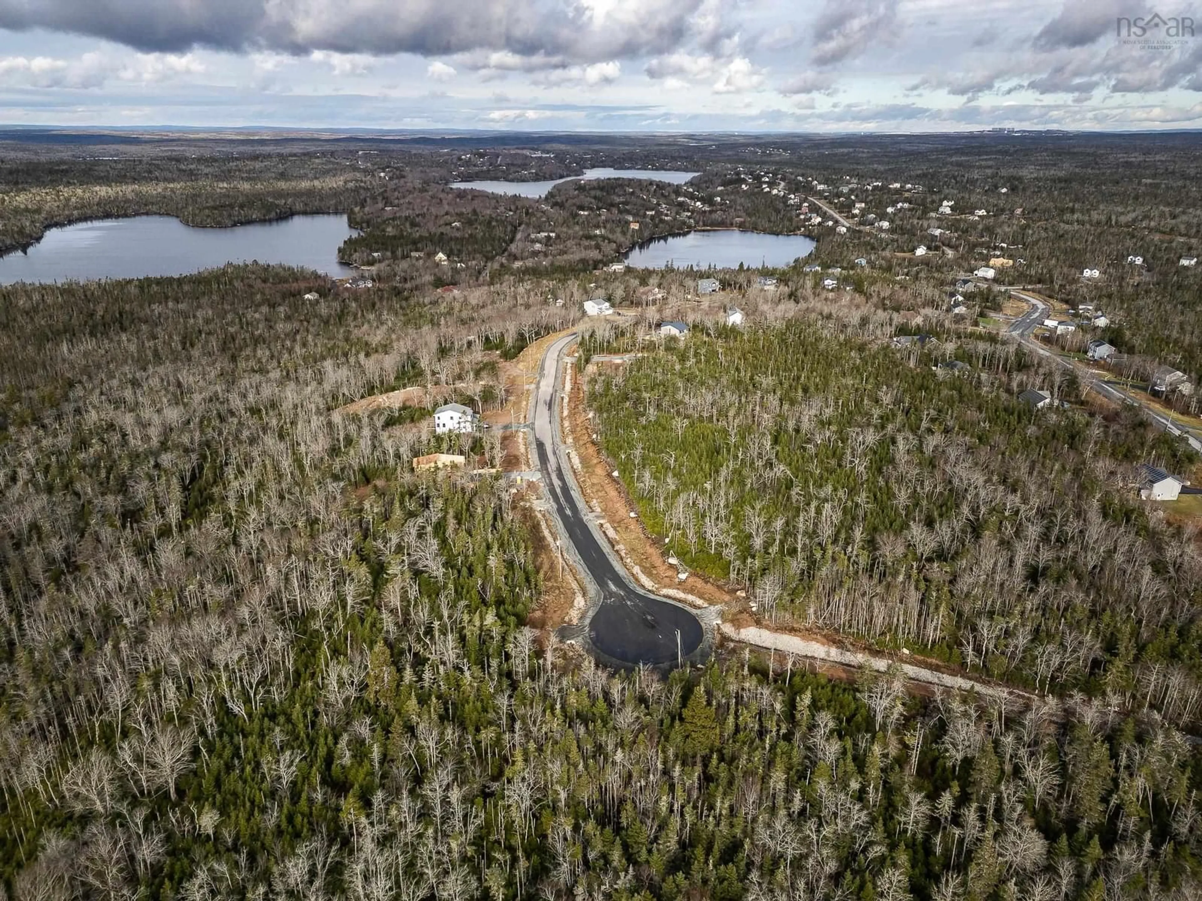 A pic from outside/outdoor area/front of a property/back of a property/a pic from drone, water/lake/river/ocean view for Lot 309 Hideaway Trail, Brookside Nova Scotia B3T 0M2