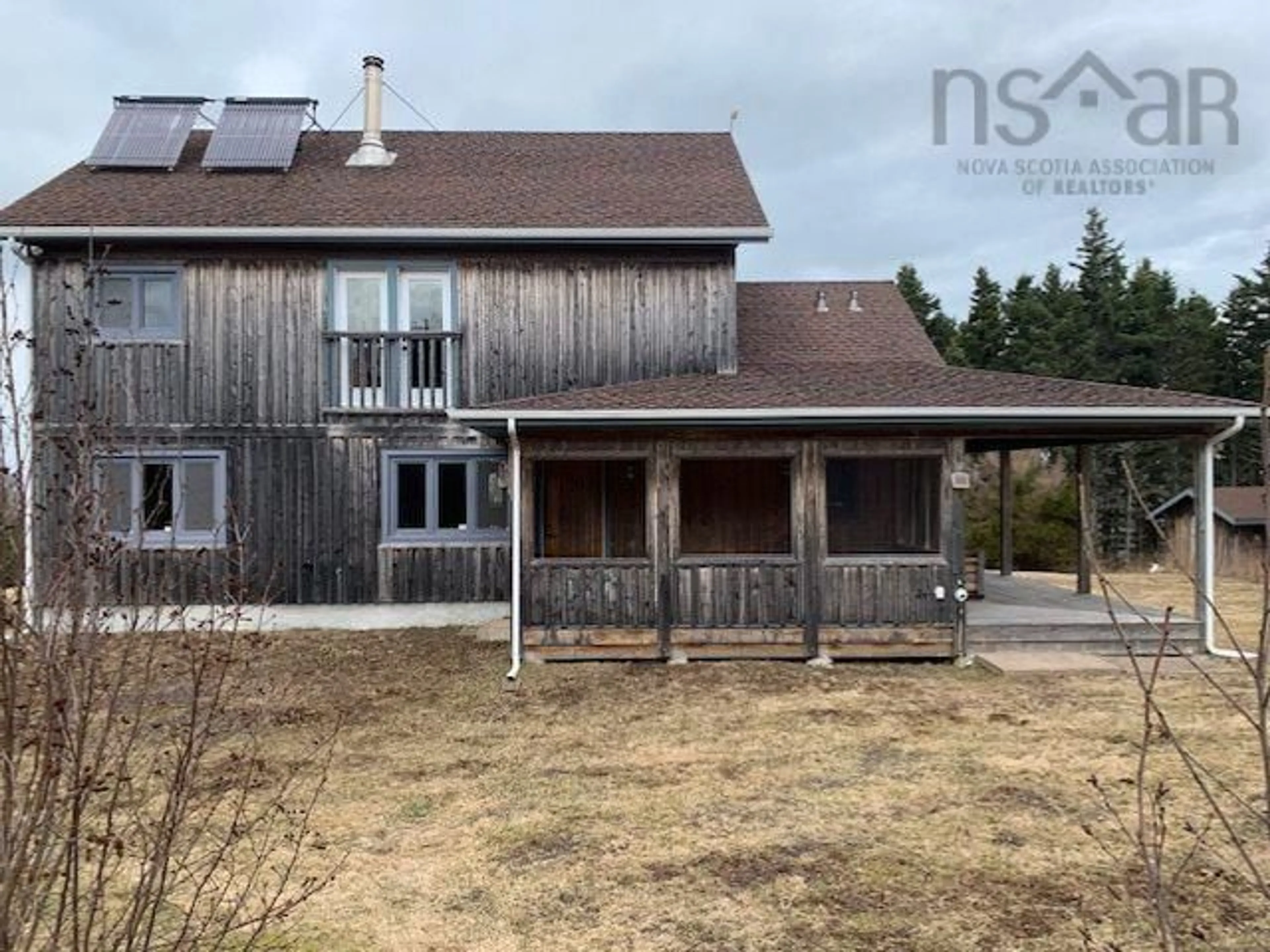 A pic from outside/outdoor area/front of a property/back of a property/a pic from drone, building for 879 Sarsfield Road, Chipman Brook Nova Scotia B0P 1V0