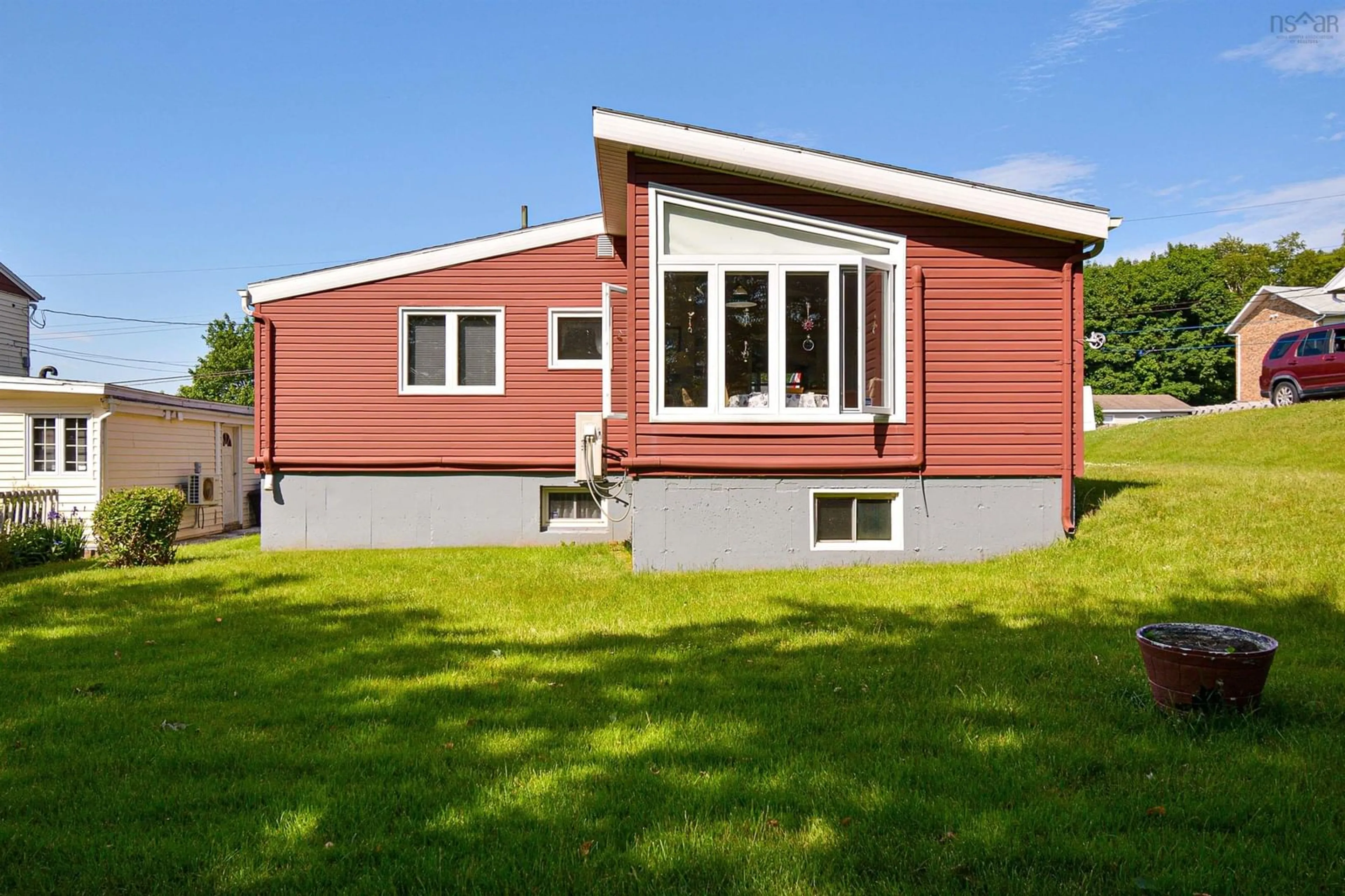 Home with vinyl exterior material, building for 102 Moxham Dr, Sydney Nova Scotia B1S 2A1