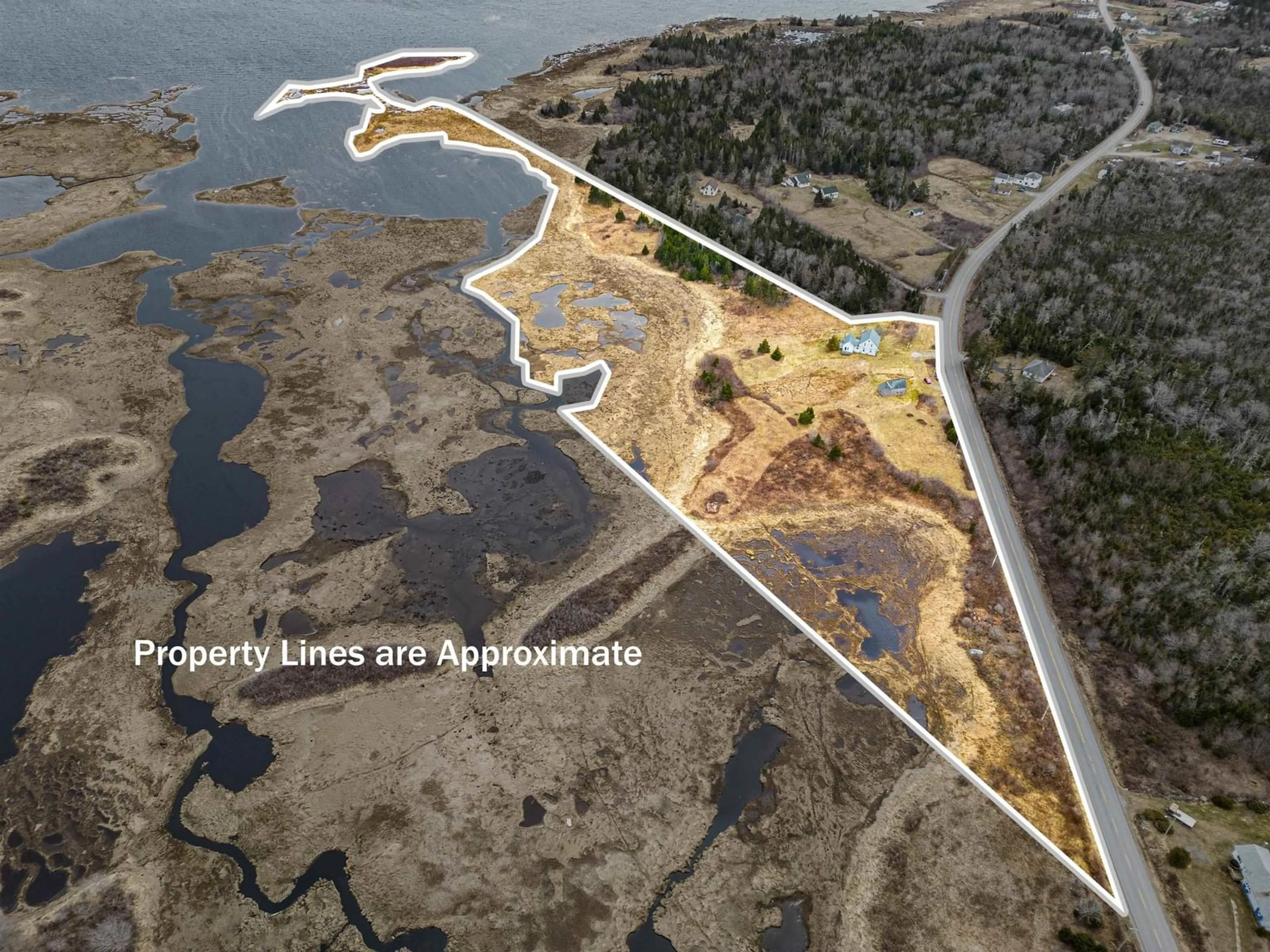 Picture of a map for 4847 Shore Rd, North East Harbour Nova Scotia B0T 1W0
