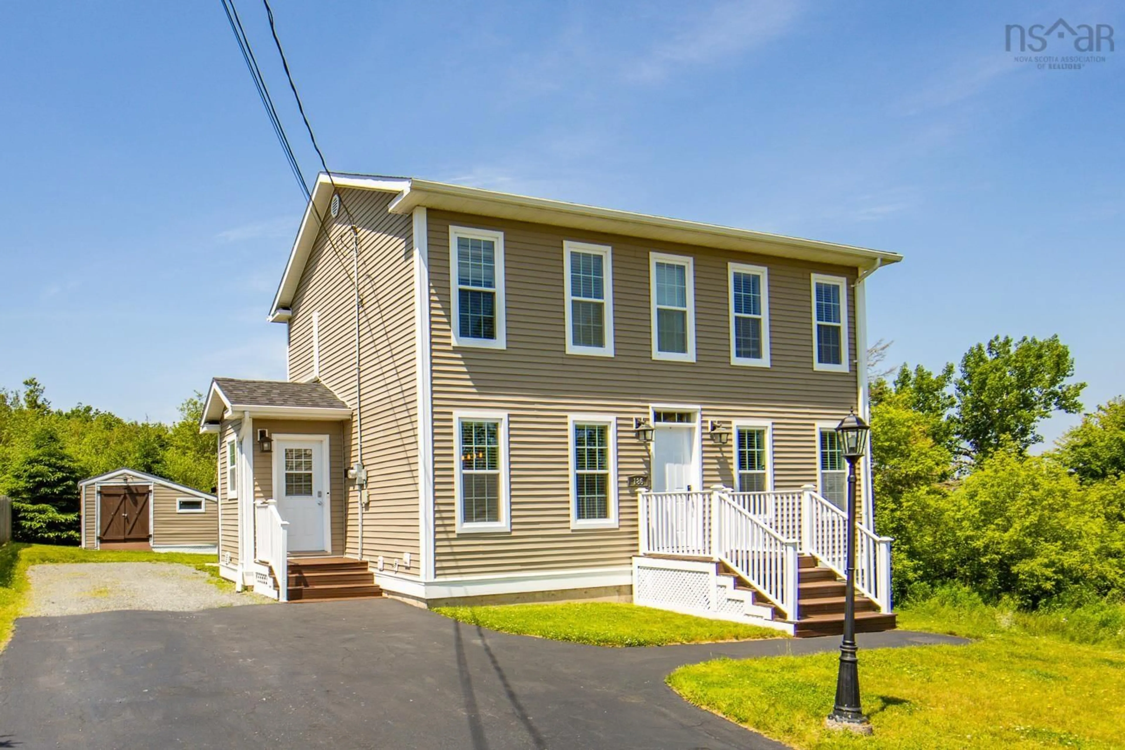 Home with vinyl exterior material, street for 186 Wood St, Truro Nova Scotia B2N 4T9