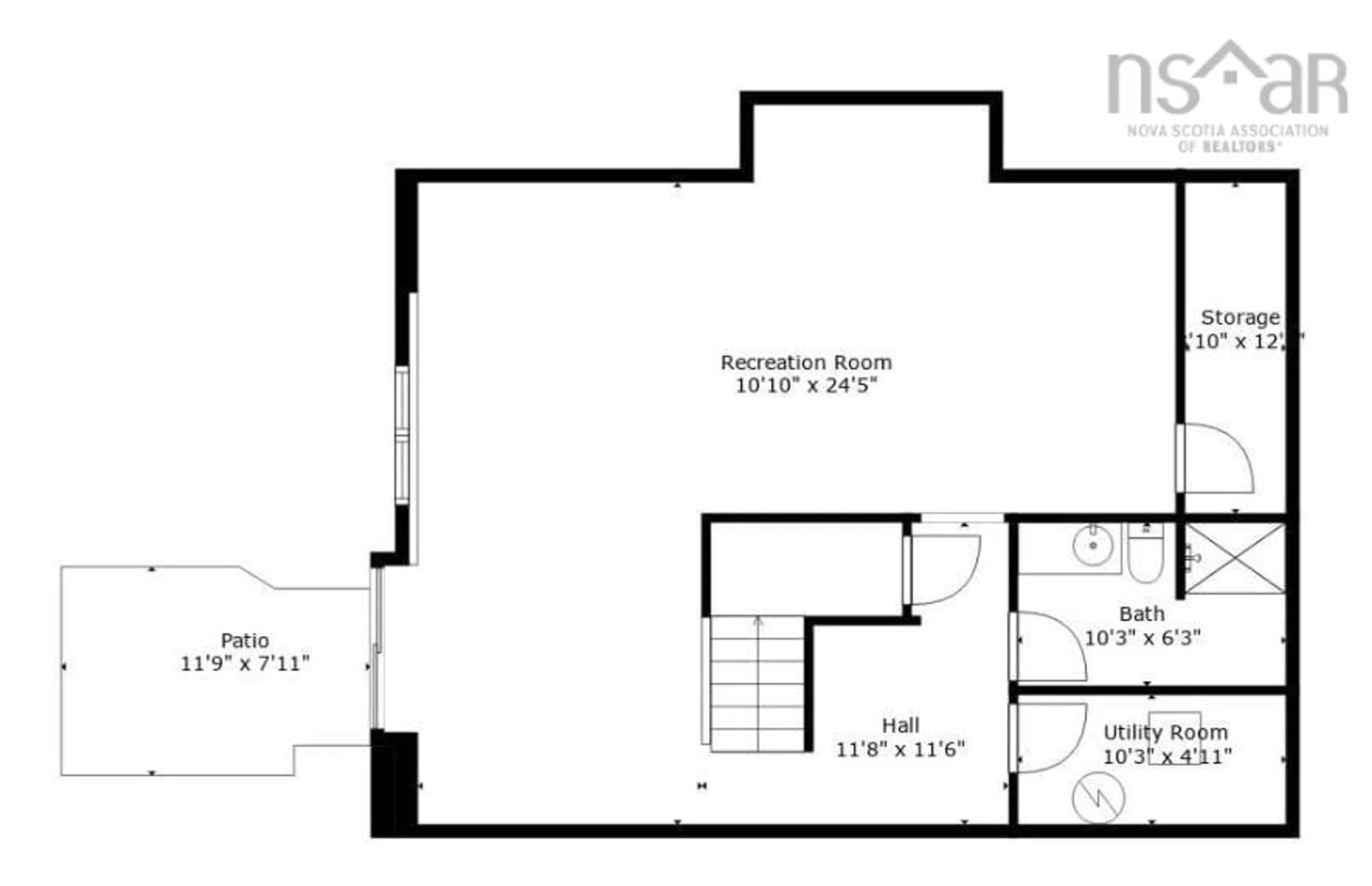 Floor plan for 23 Newport Dr, Fall River Nova Scotia B2T 1A4
